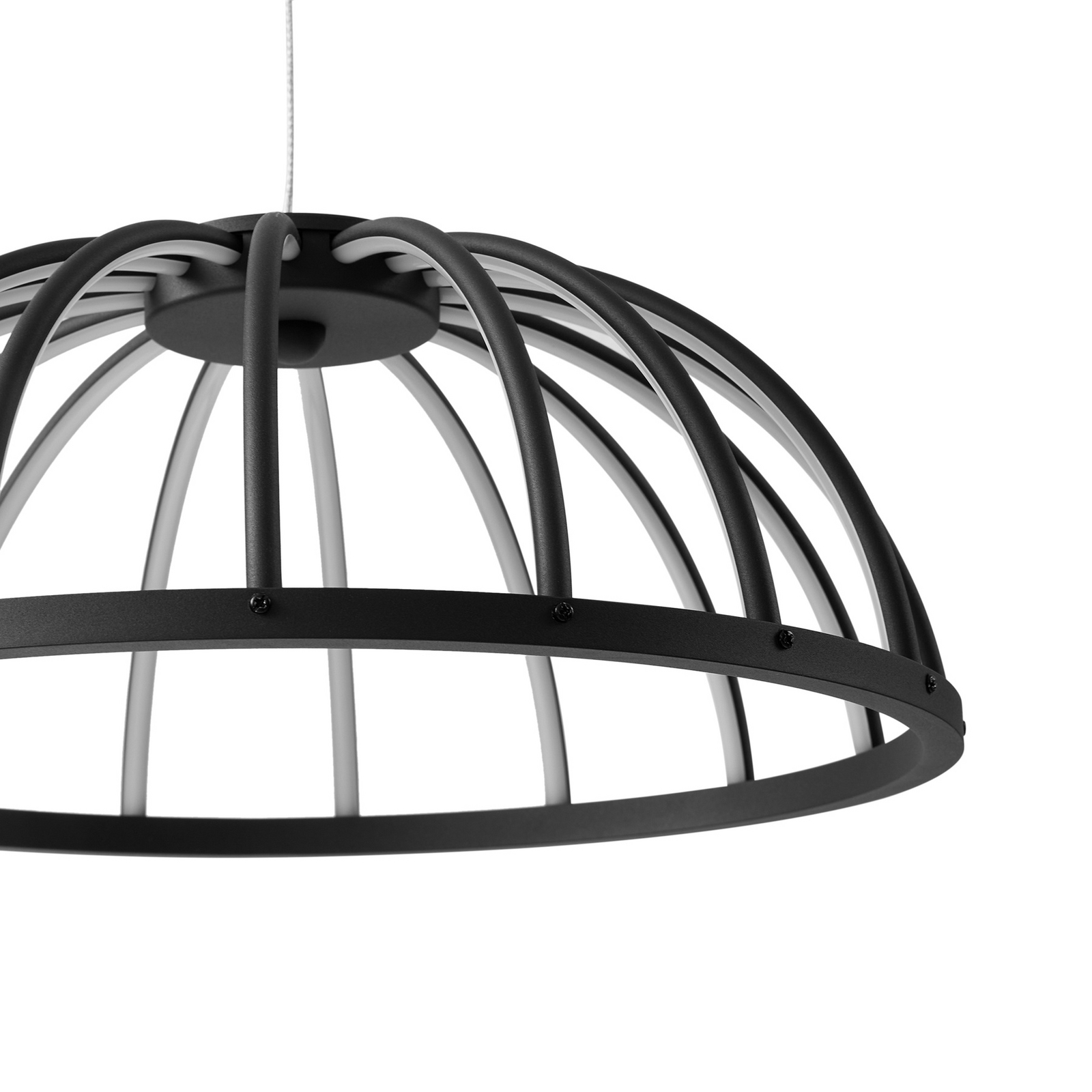 Attea LED Pendelleuchte Schwarz - Lucande