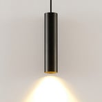 Arcchio Ejona pendant light, height 27 cm, black, aluminium