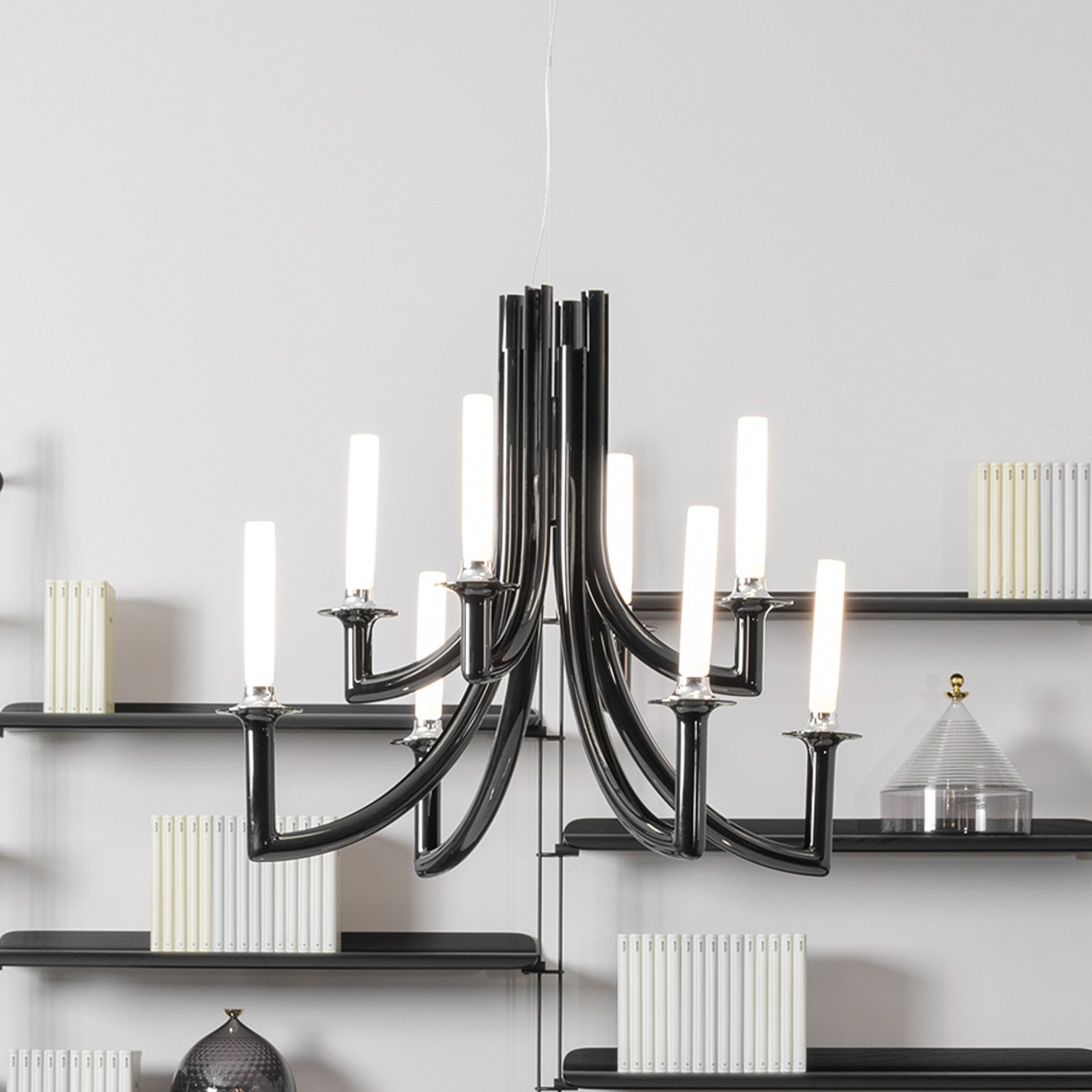 Khan Pendelleuchte Black - Kartell