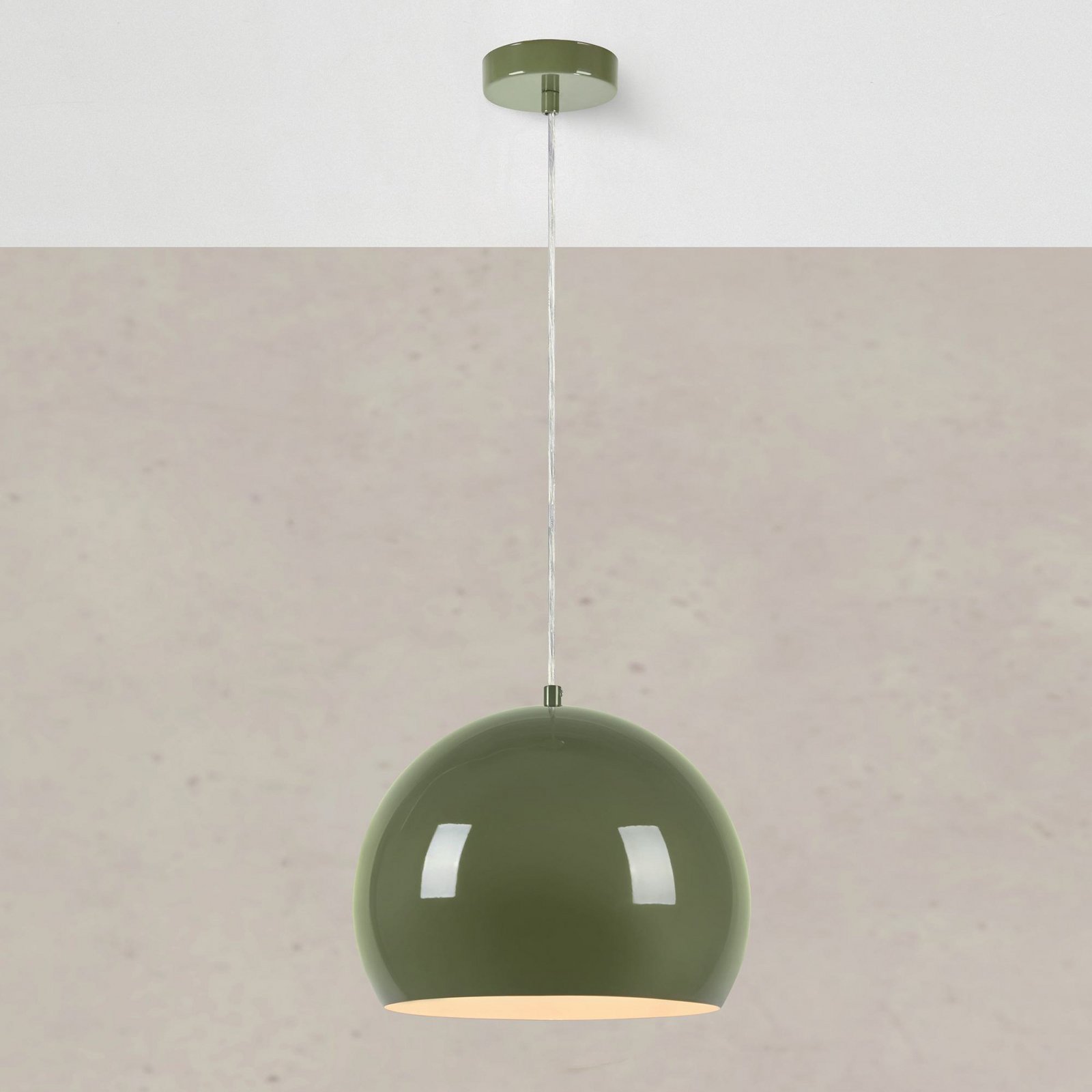 Suspension Pop, Ø 28 cm, vert, métal