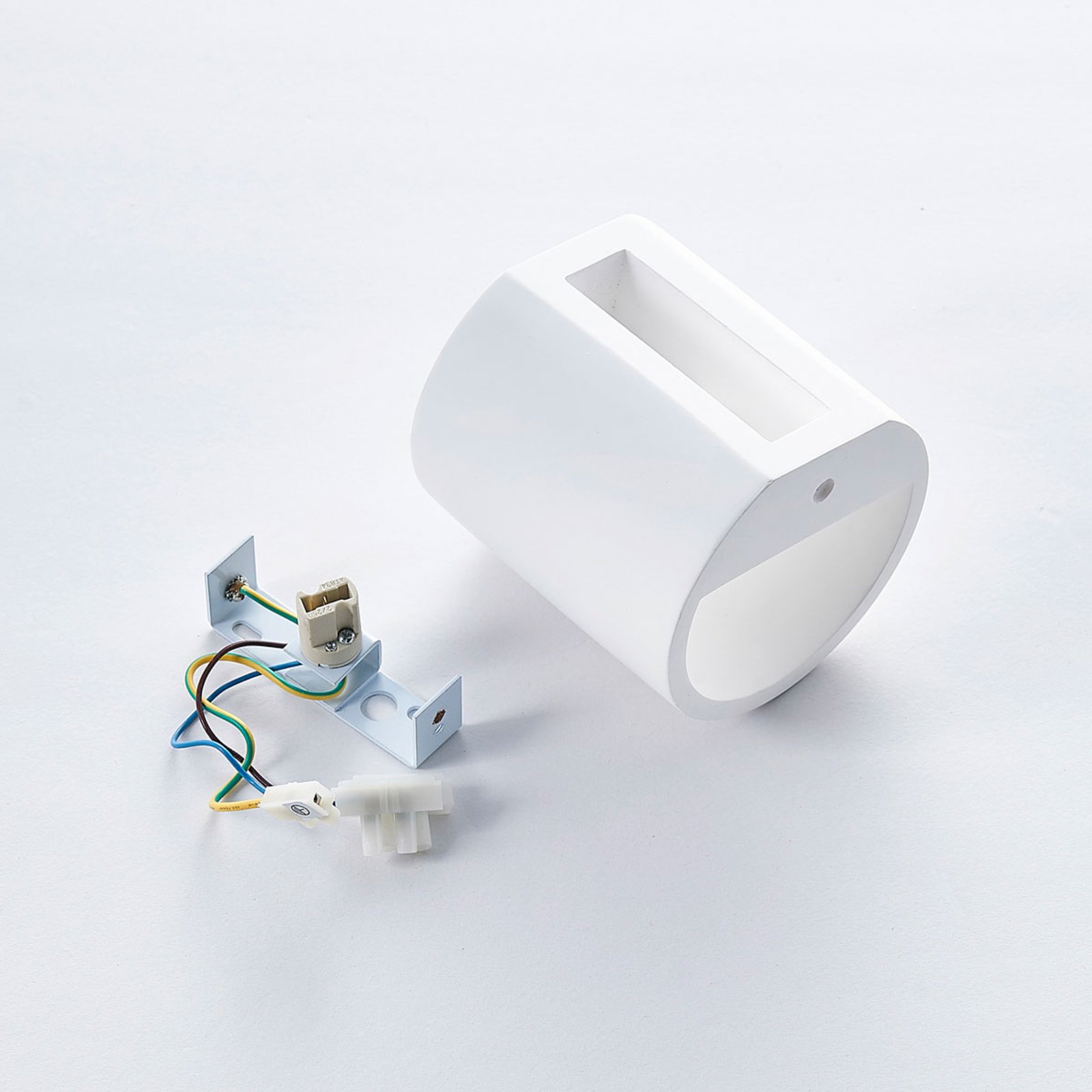 Krista Aplique de Pared Cast White - Lindby