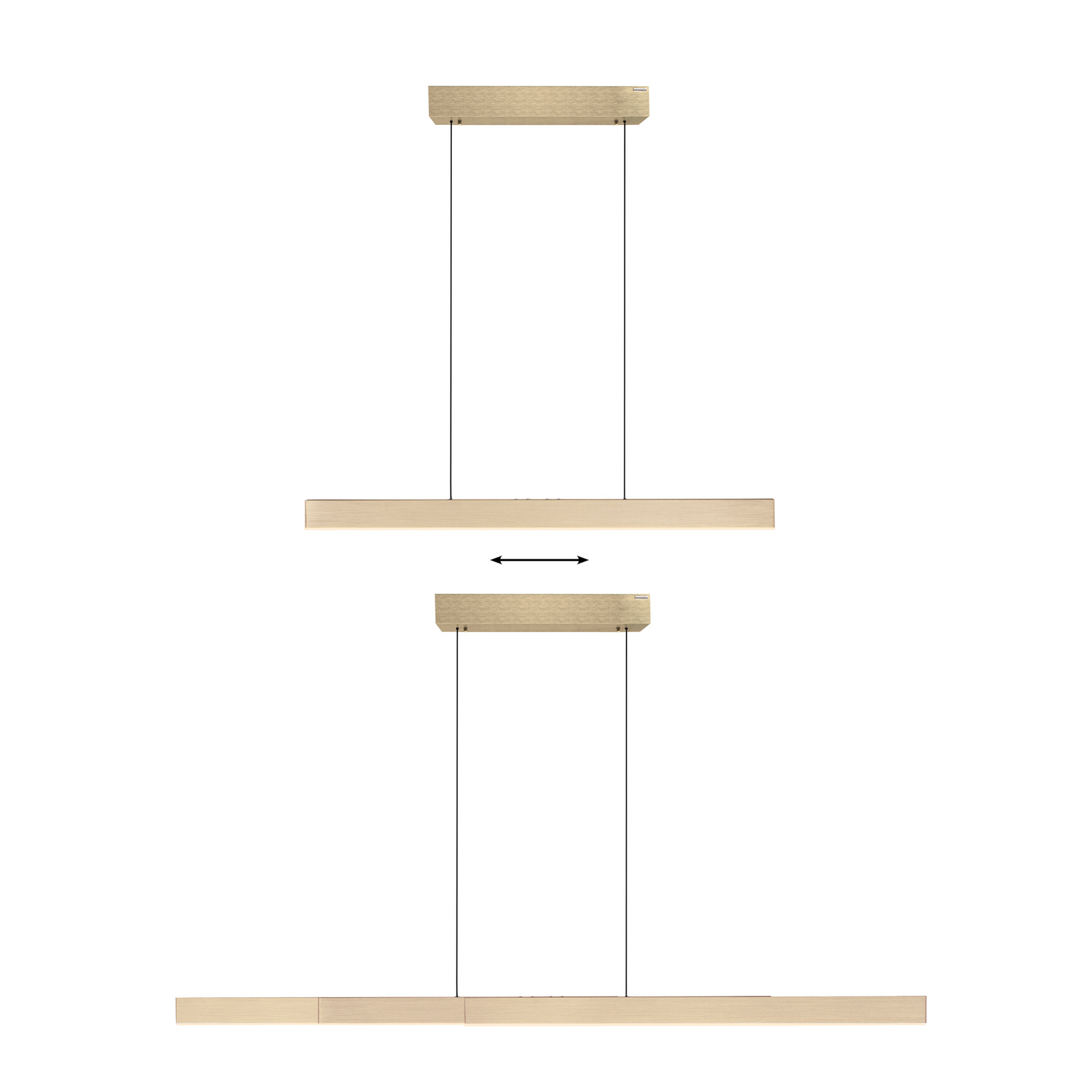Suspension LED Moto-Rise, or impérial, aluminium, CCT - PURE Suspension LED Moto-Rise, or impérial, aluminium, CCT - PURE