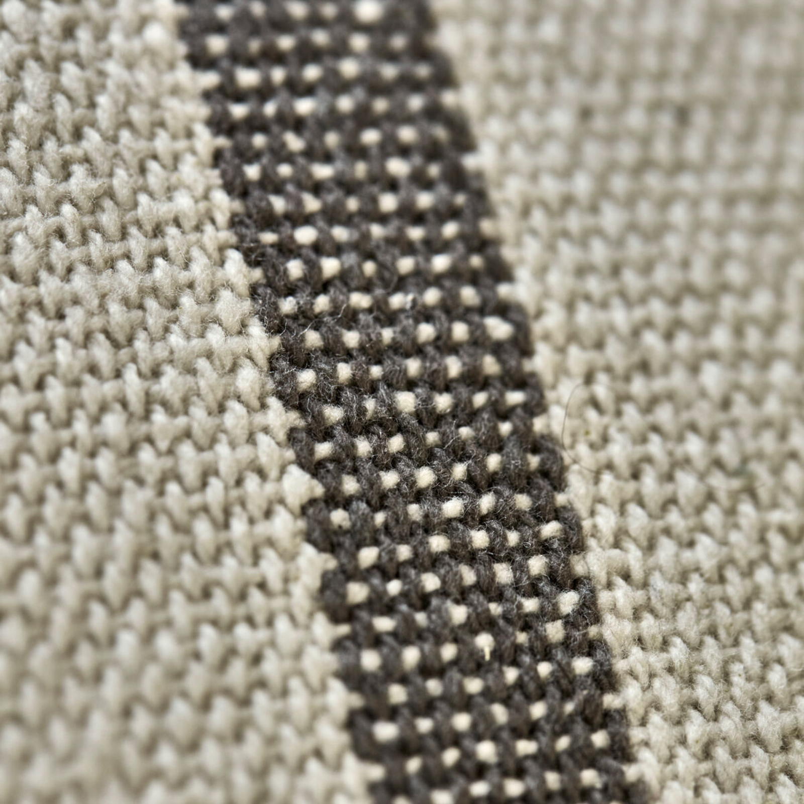 Fodera per cuscino HDNula, crema/marrone, 50 x 50 cm - House Doctor