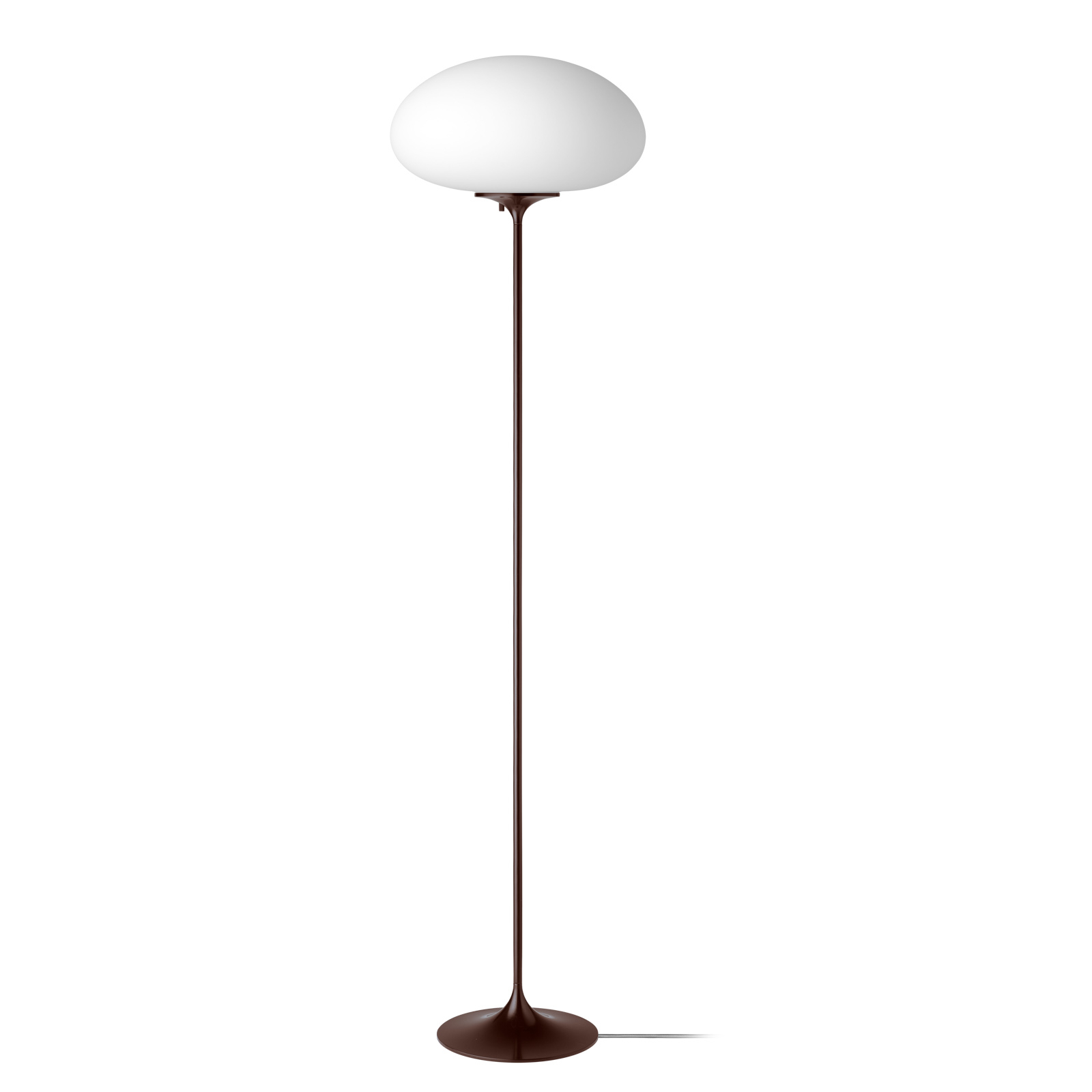 GUBI Stemlite gulvlampe, svart-rød, 150 cm