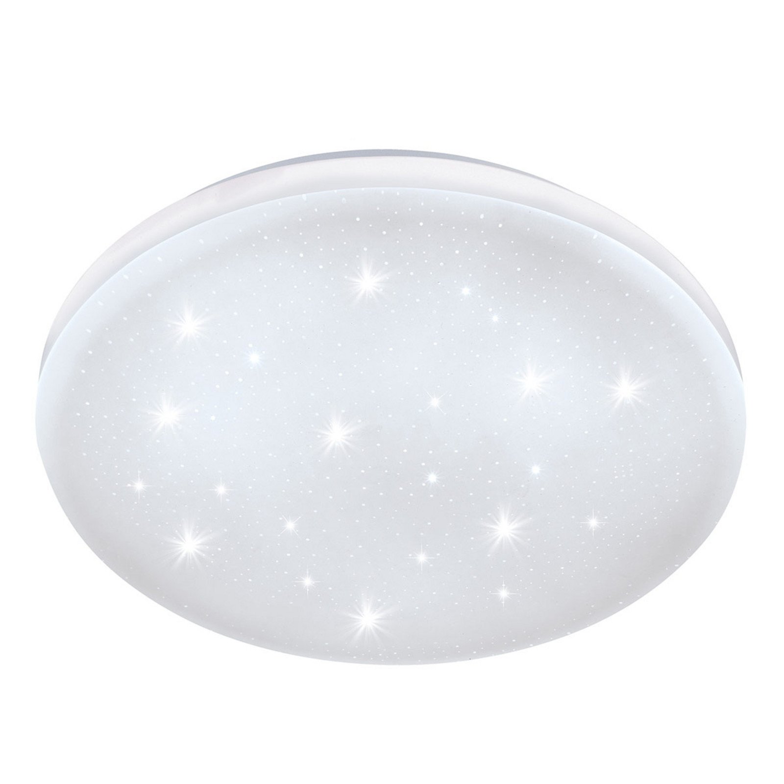 EGLO Frania-S plafonieră LED cu efect de cristal Ø28 cm - Camera de zi / sufragerie - Modern - alb - Plastic