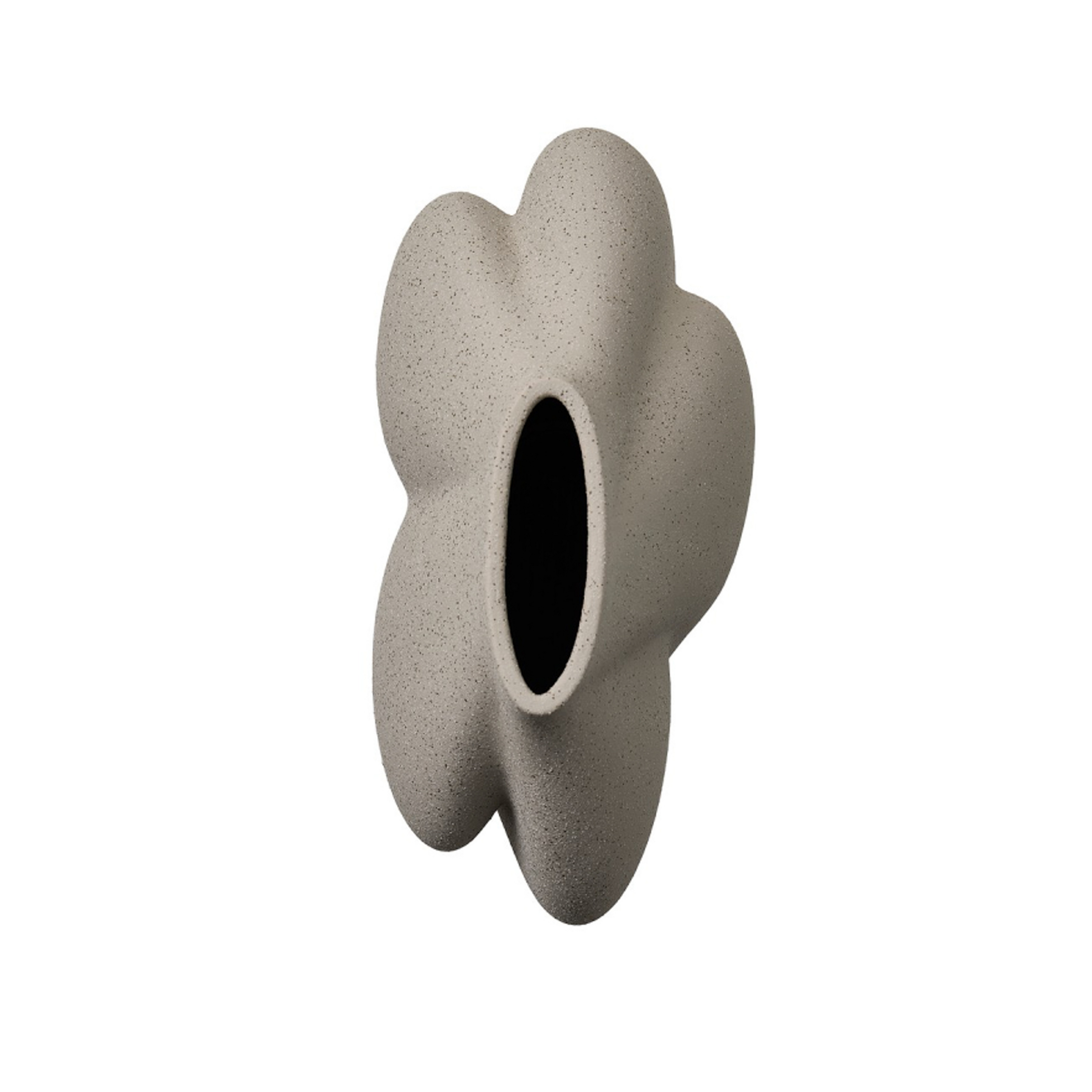 Vase Saltare, 30 cm, taupe, céramique - AYTM