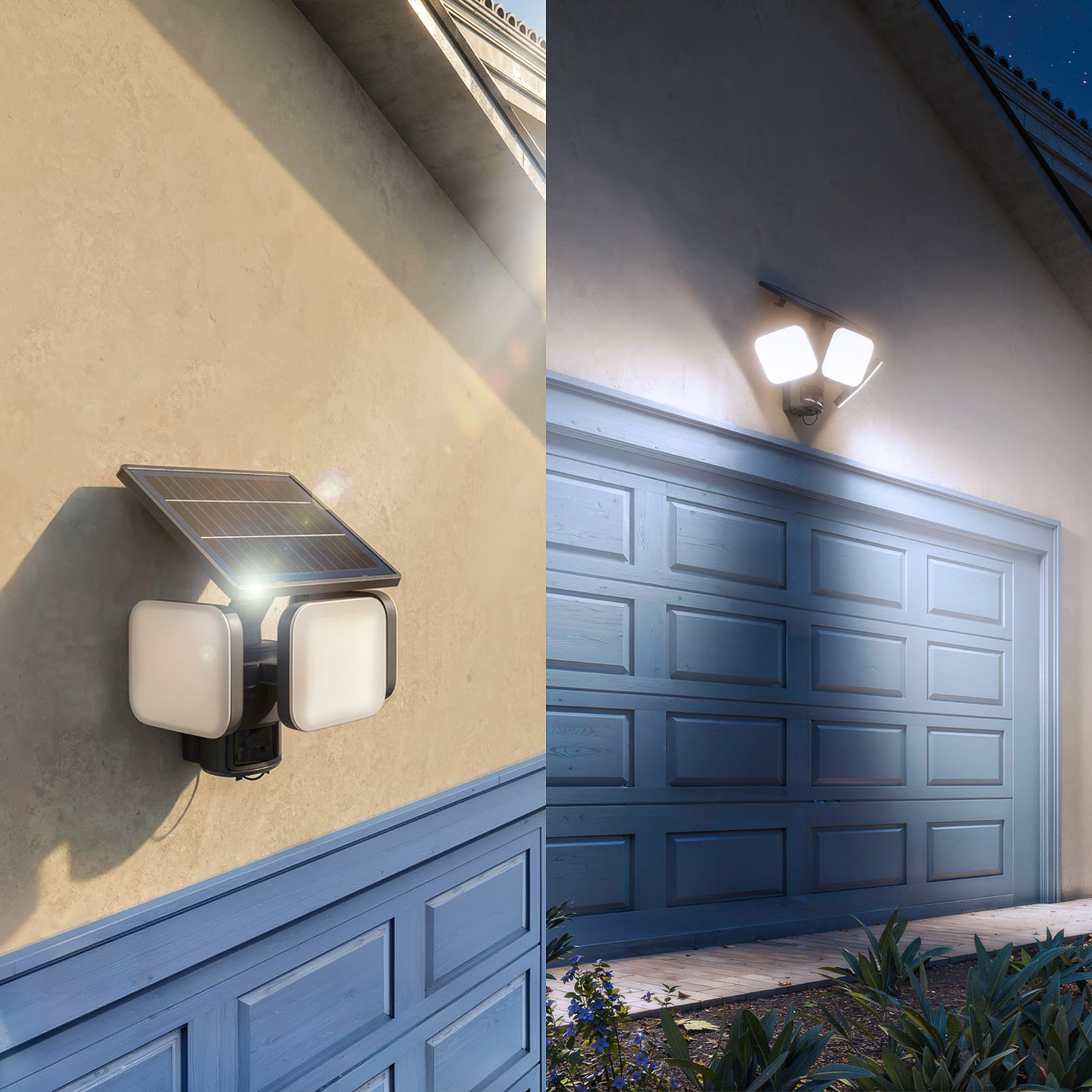 Philips LED-sončna svetilka Zyren, črna, 5.000 K, senzor, IP65 Philips LED-sončna svetilka Zyren, črna, 5.000 K, senzor, IP65