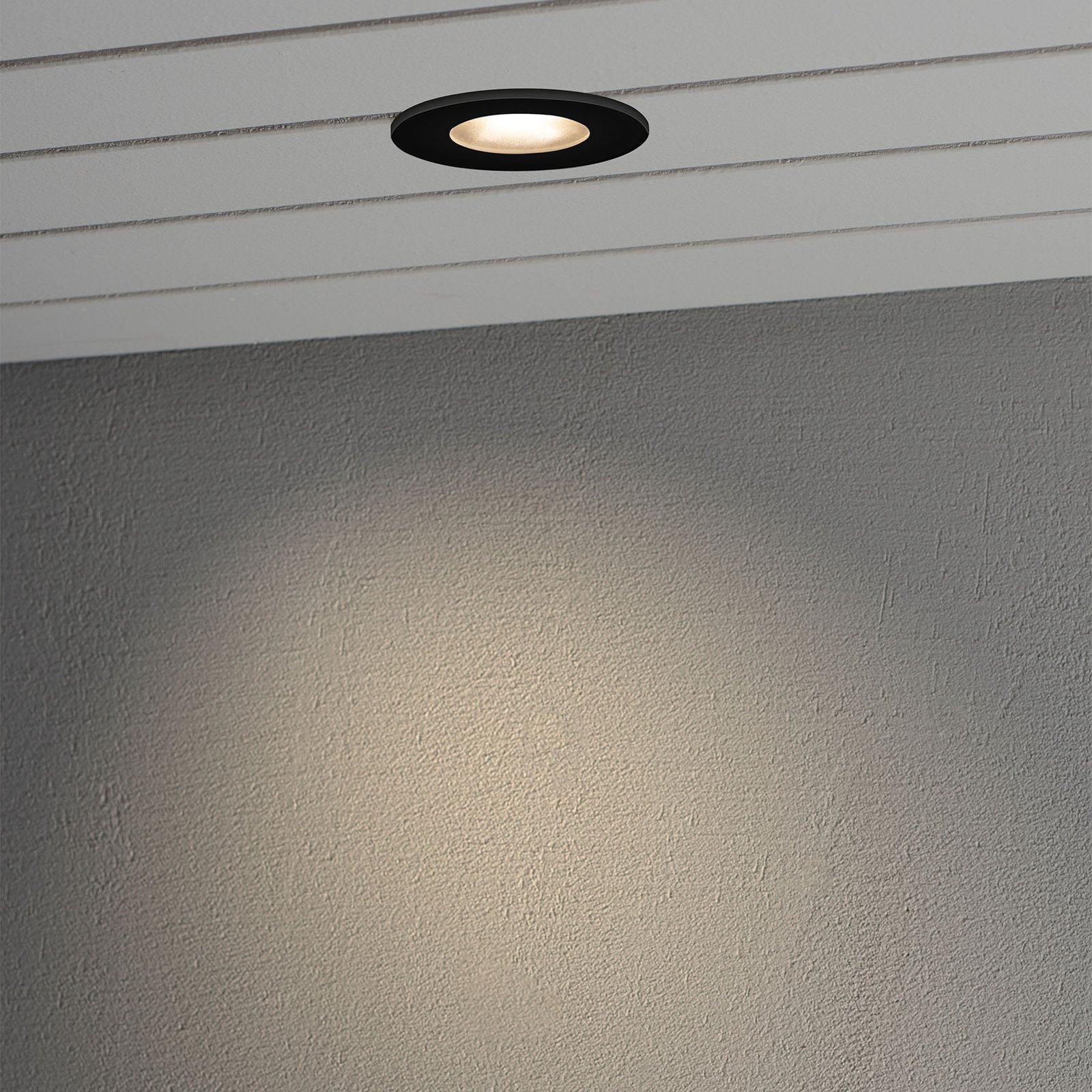 Spot LED incasso 7875, soffitti esterni nero