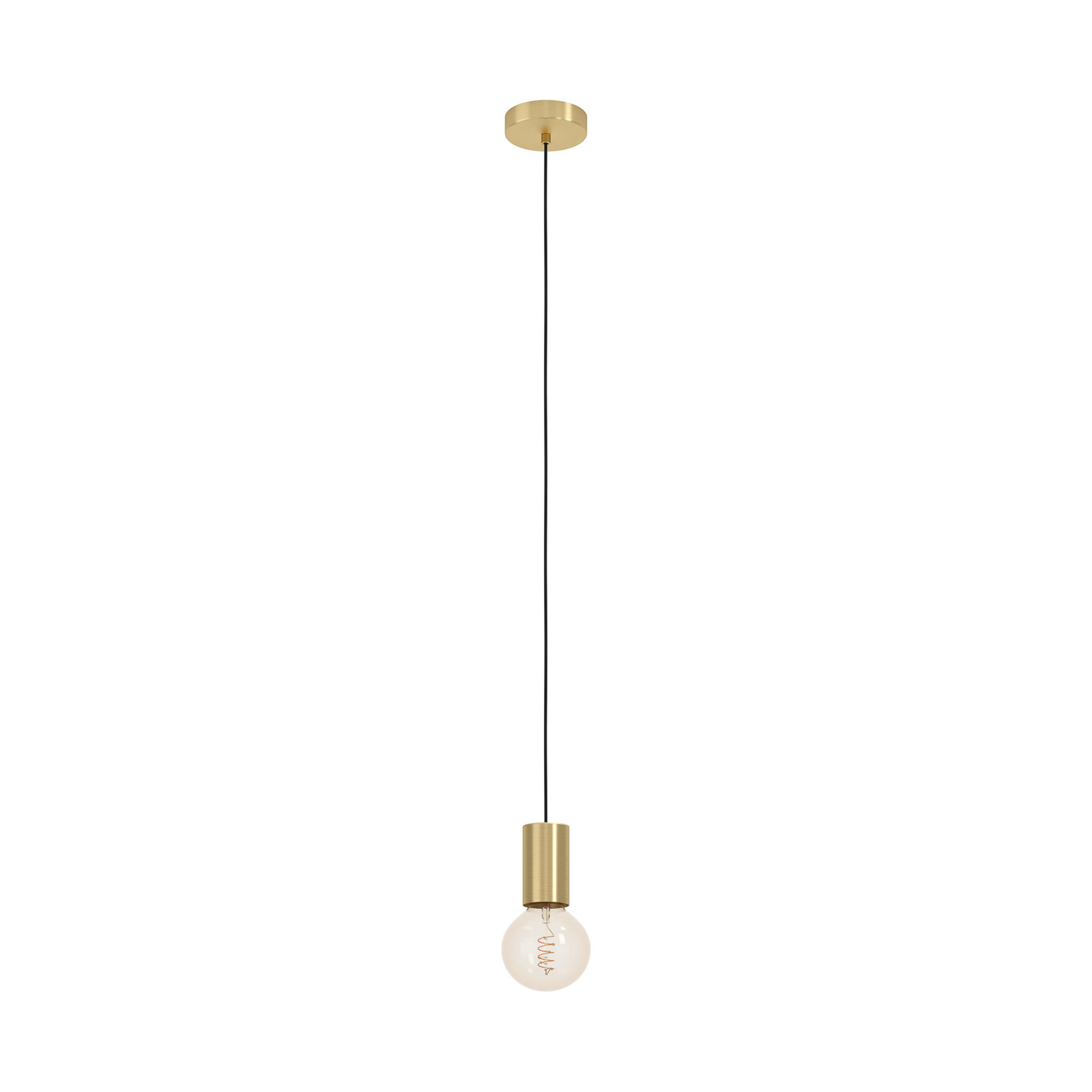 Pozueta 1 pendant light, 1-bulb, brass