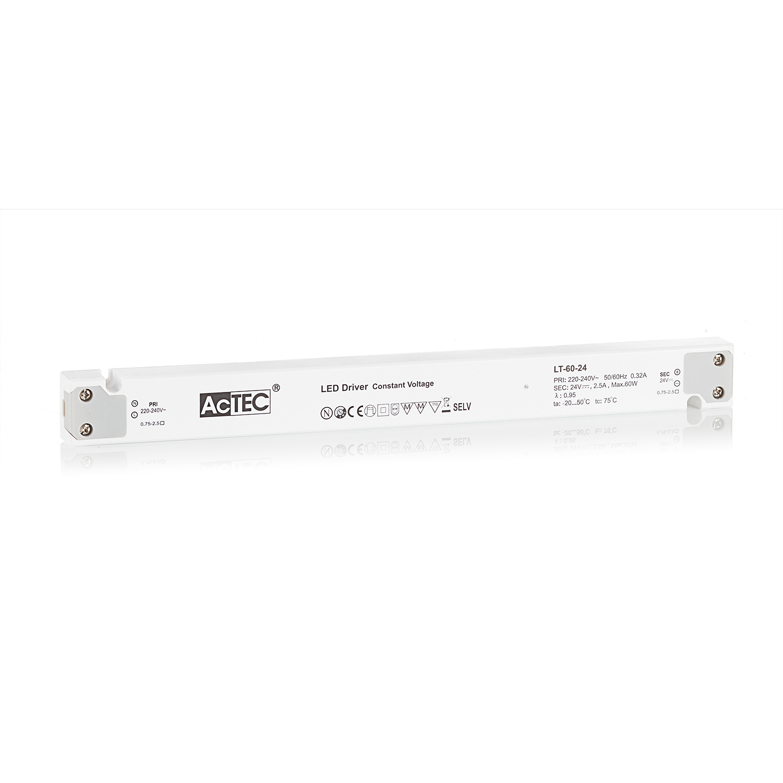 AcTEC LT transformador LED CV 24V, 60W