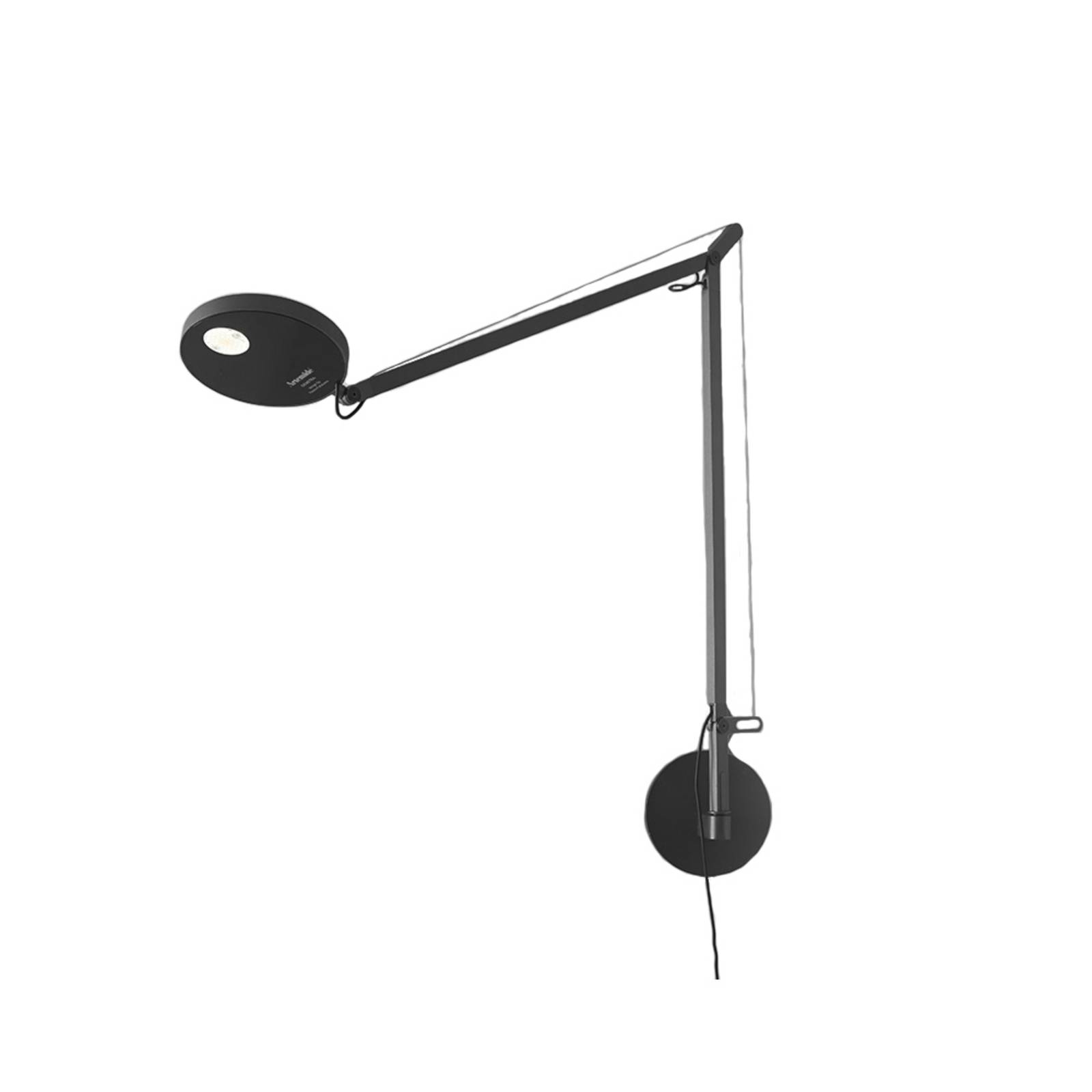 Artemide Demetra Wandlampe 2.700 K dimmbar schwarz