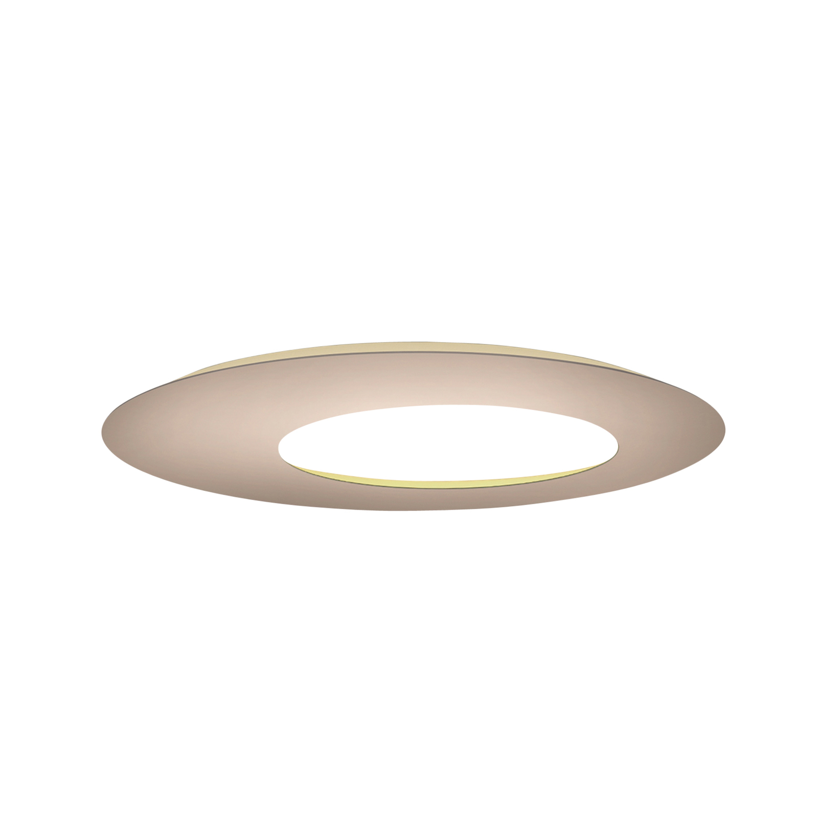 Escale Blade Open LED-vägglampa taupe Ø 79 cm