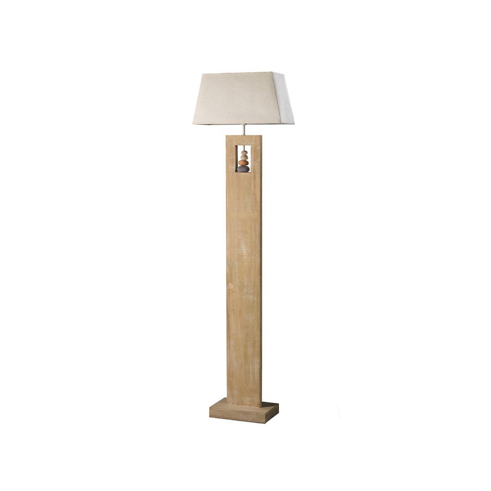 Onli Lighting - Onli miriel Stehlampe mit Schirm aus Holz