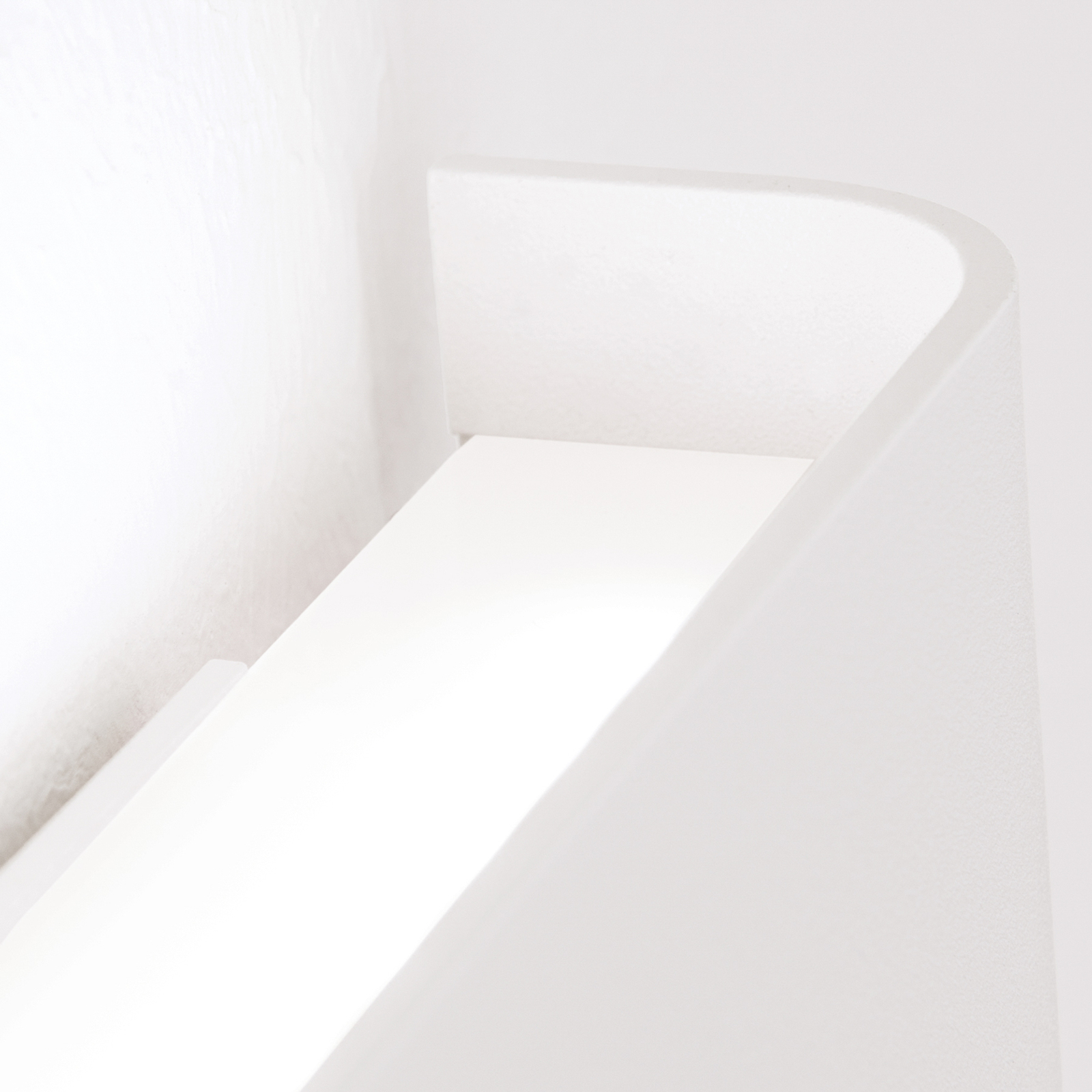 Candeeiro de parede LED de realce com luz ascendente/descendente, branco