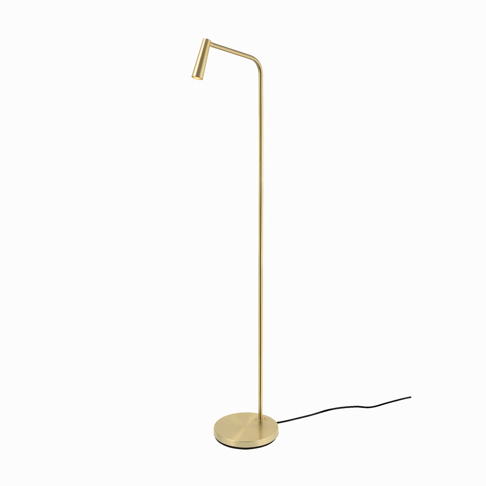 LEDS-C4 LED floor lamp Gamma, gold matt, 2,700 K, steel