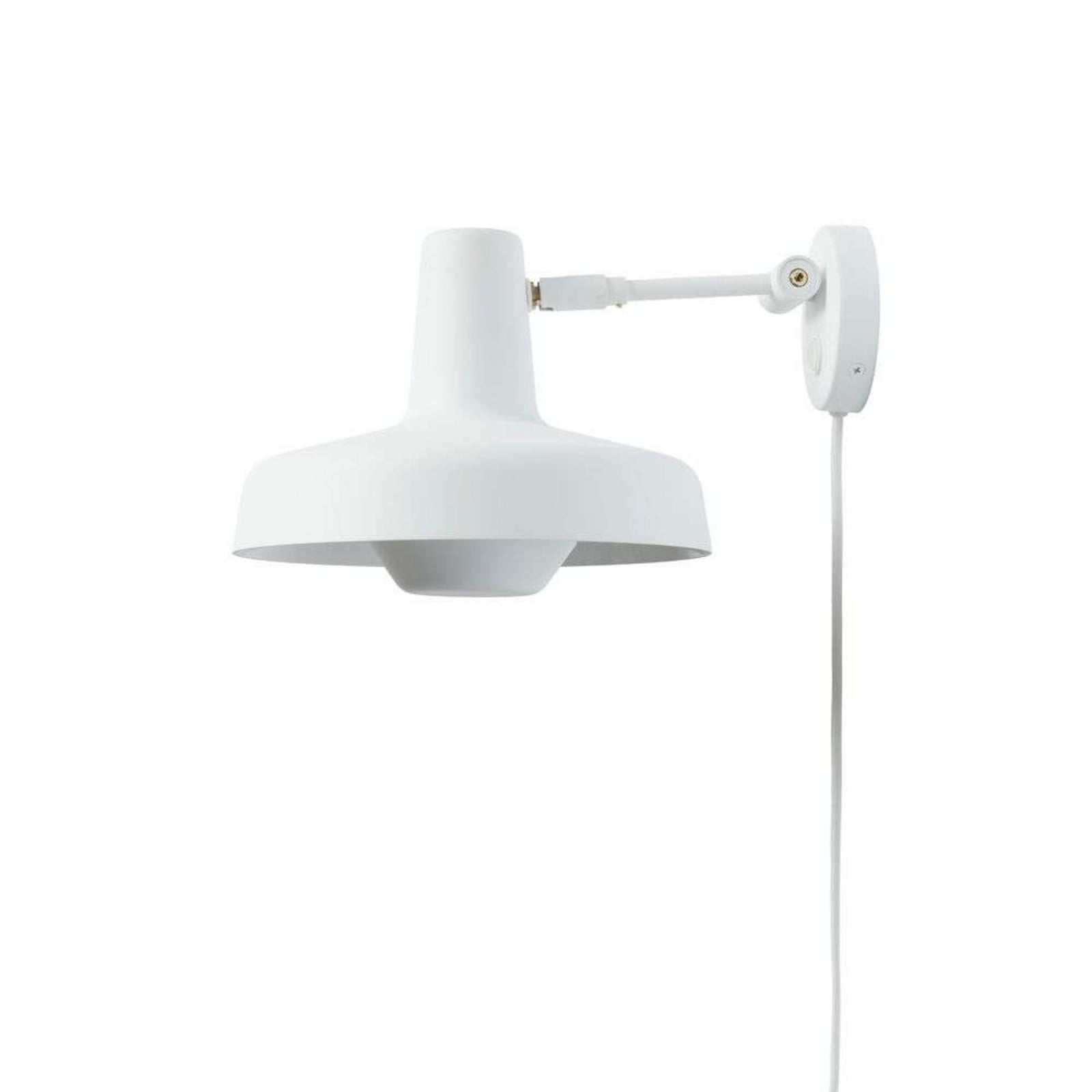 Arigato Væglampe Extra Short White GRUPA - Stue - Design - Aluminium billede