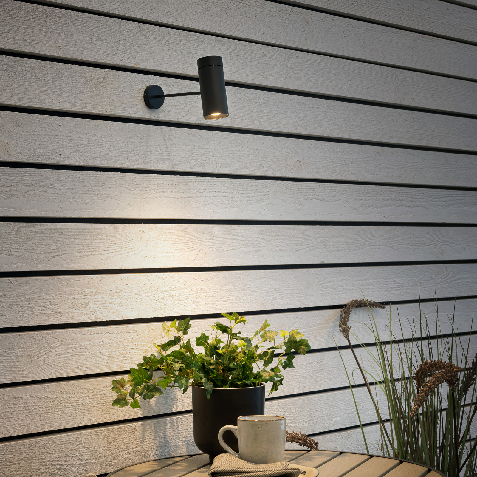 LED tafellamp Multi, zwart, hoogte 30 cm, IP54