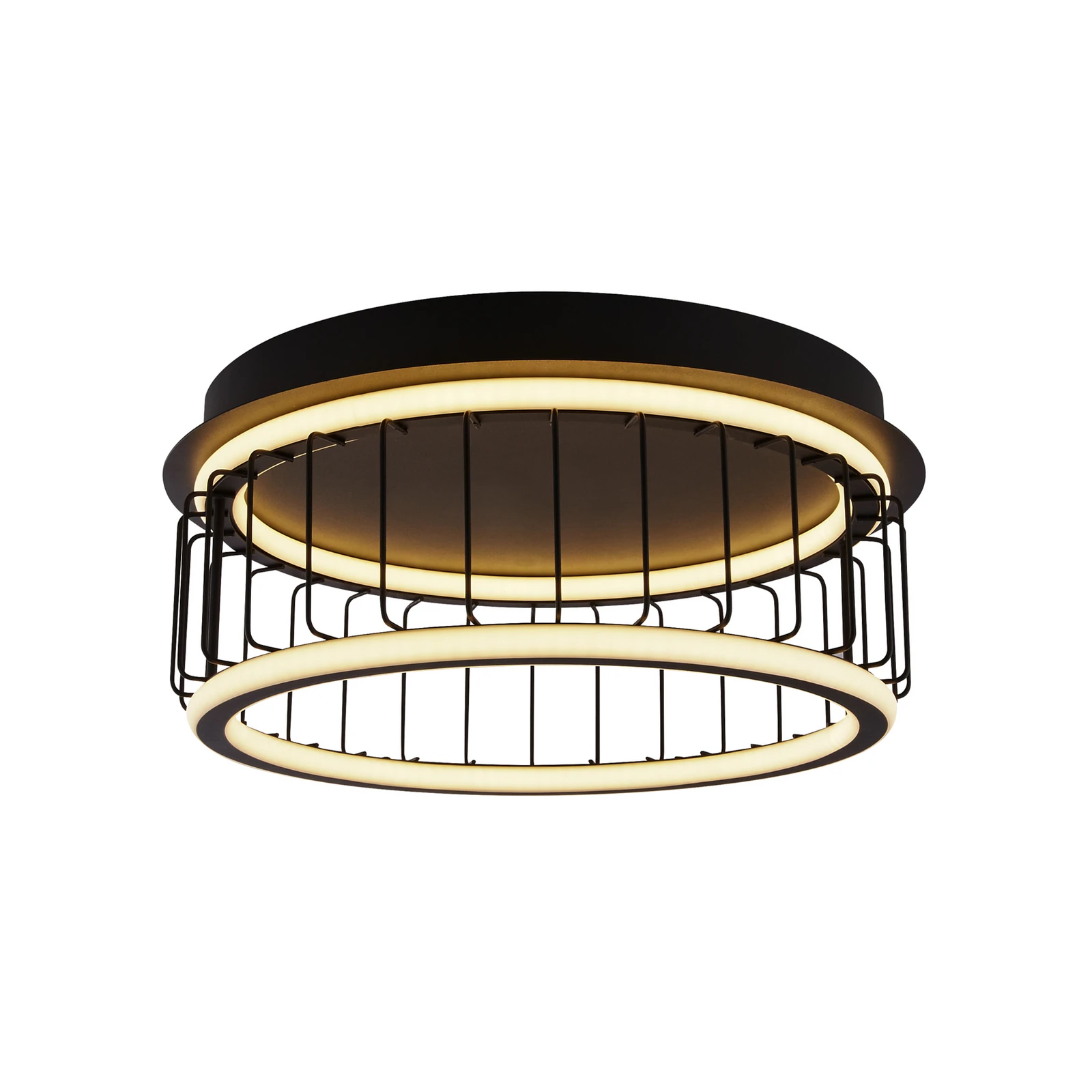 LED-Deckenleuchte Cage Ø 40cm