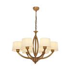 AV-1876-6ES chandelier 6-bulb with lampshades