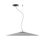 Luceplan Koinè LED hanglamp vilt 927 Ø86cm grijs