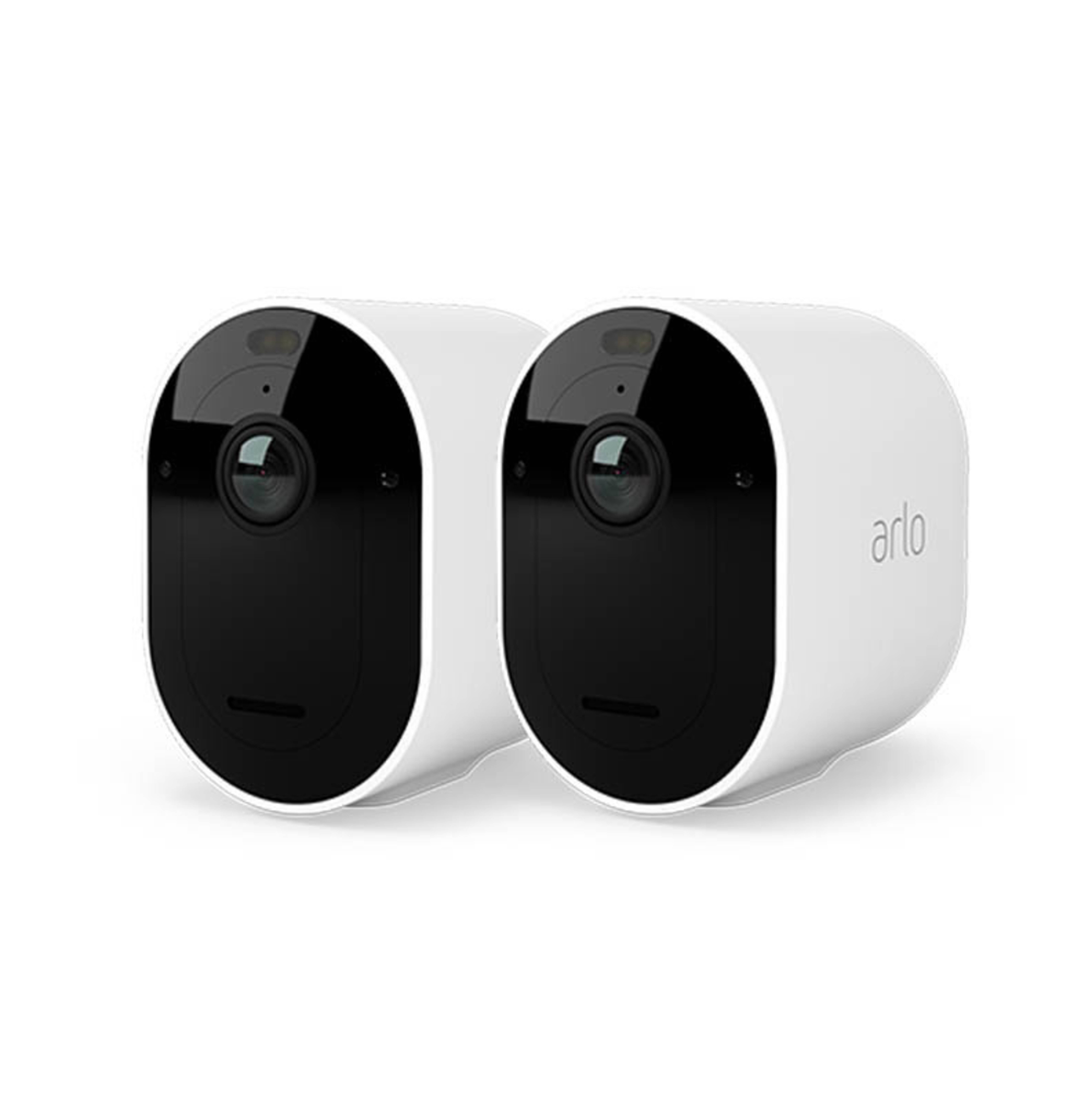 Arlo Pro 4 Sicherheitssystem mit 2 Kameras weiß