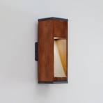 Lindby Fredo Außenwandlampe aus Teakholz