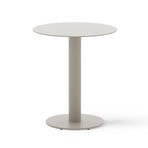 Tavolino May, grigio chiaro, Ø 40 cm, acciaio - New Works