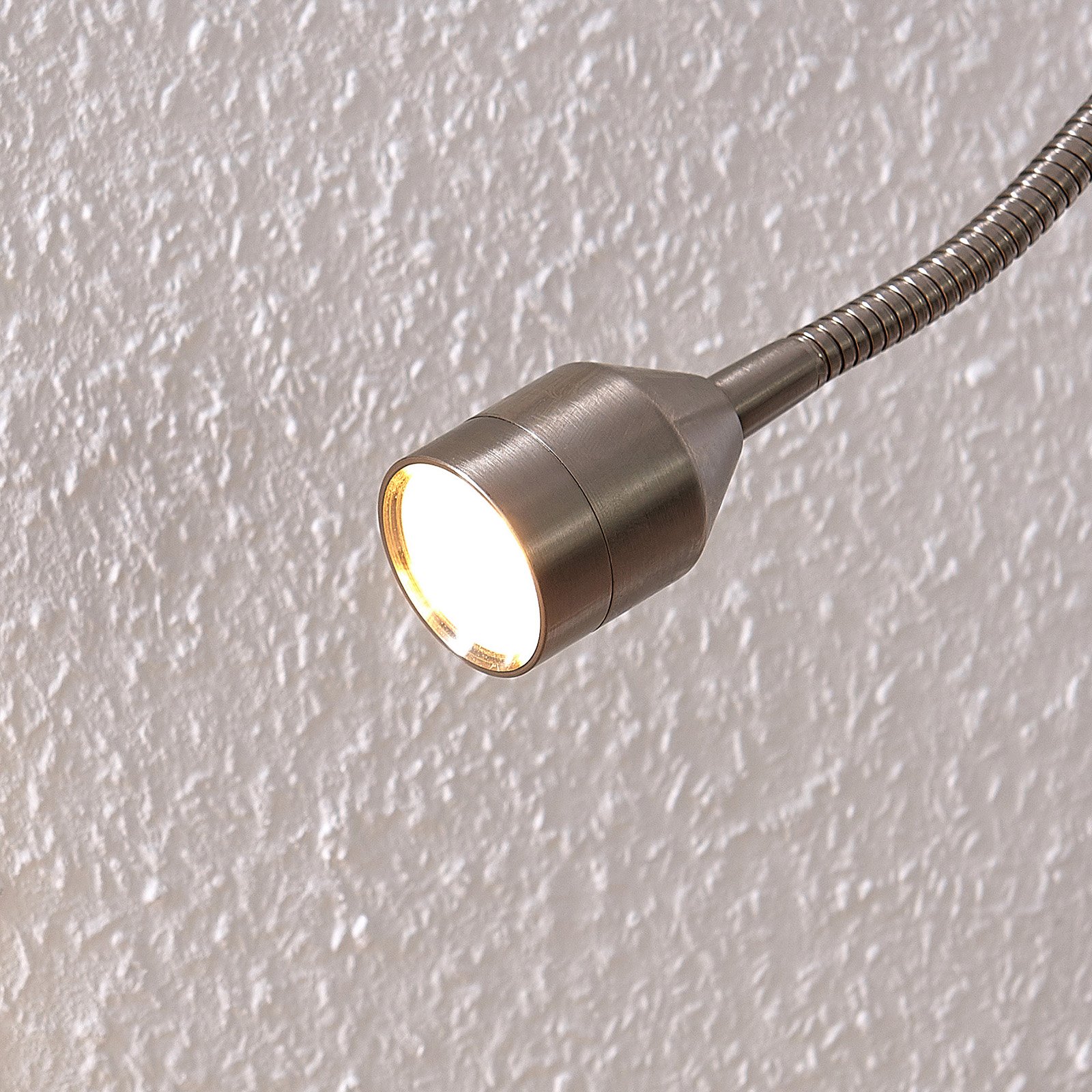 Hanilo LED Klemmleuchte Nickel - Lindby