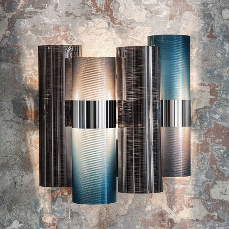 Slamp La Lollo vägglampa, blårök