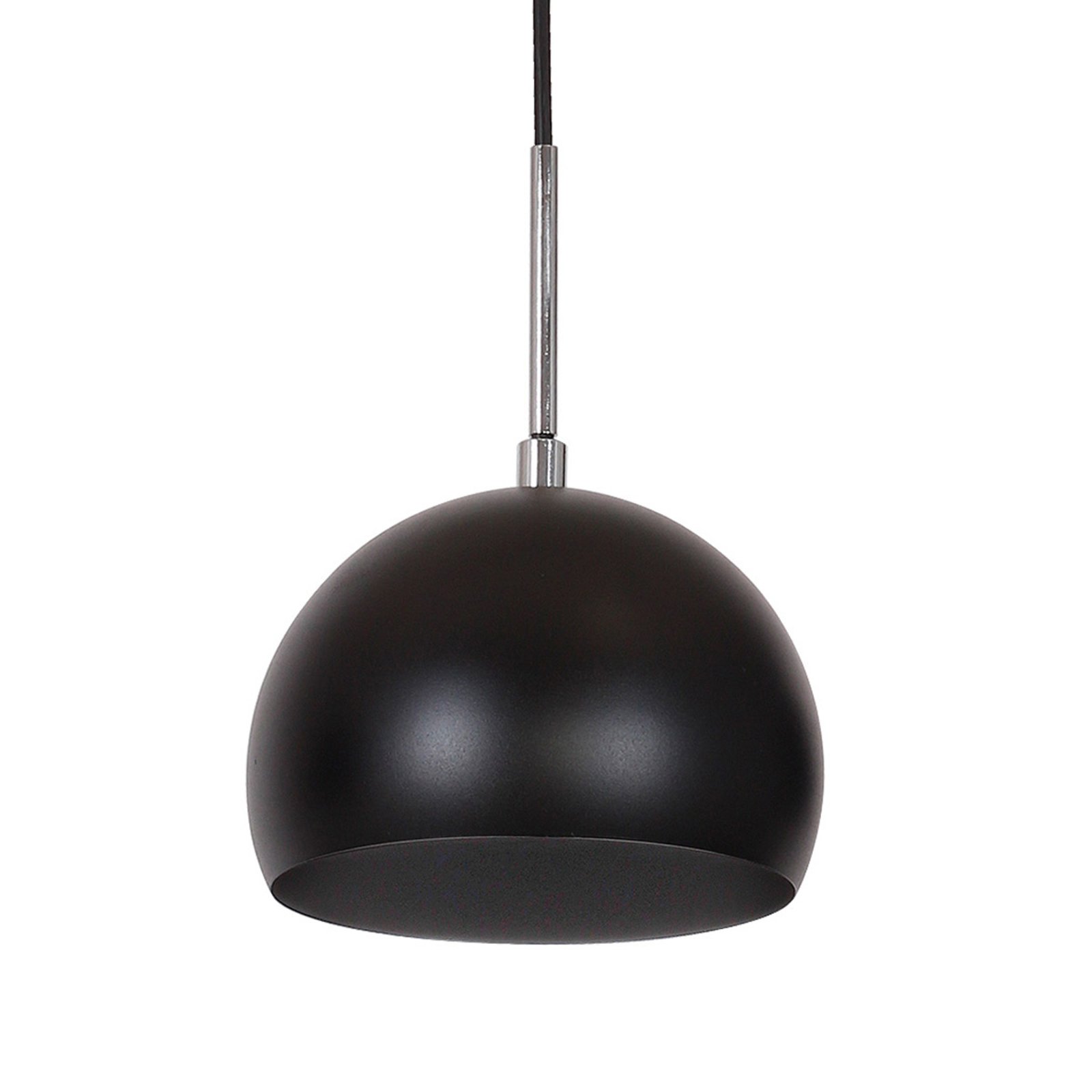 Cool hanglamp, 3-lamps lang, zwart