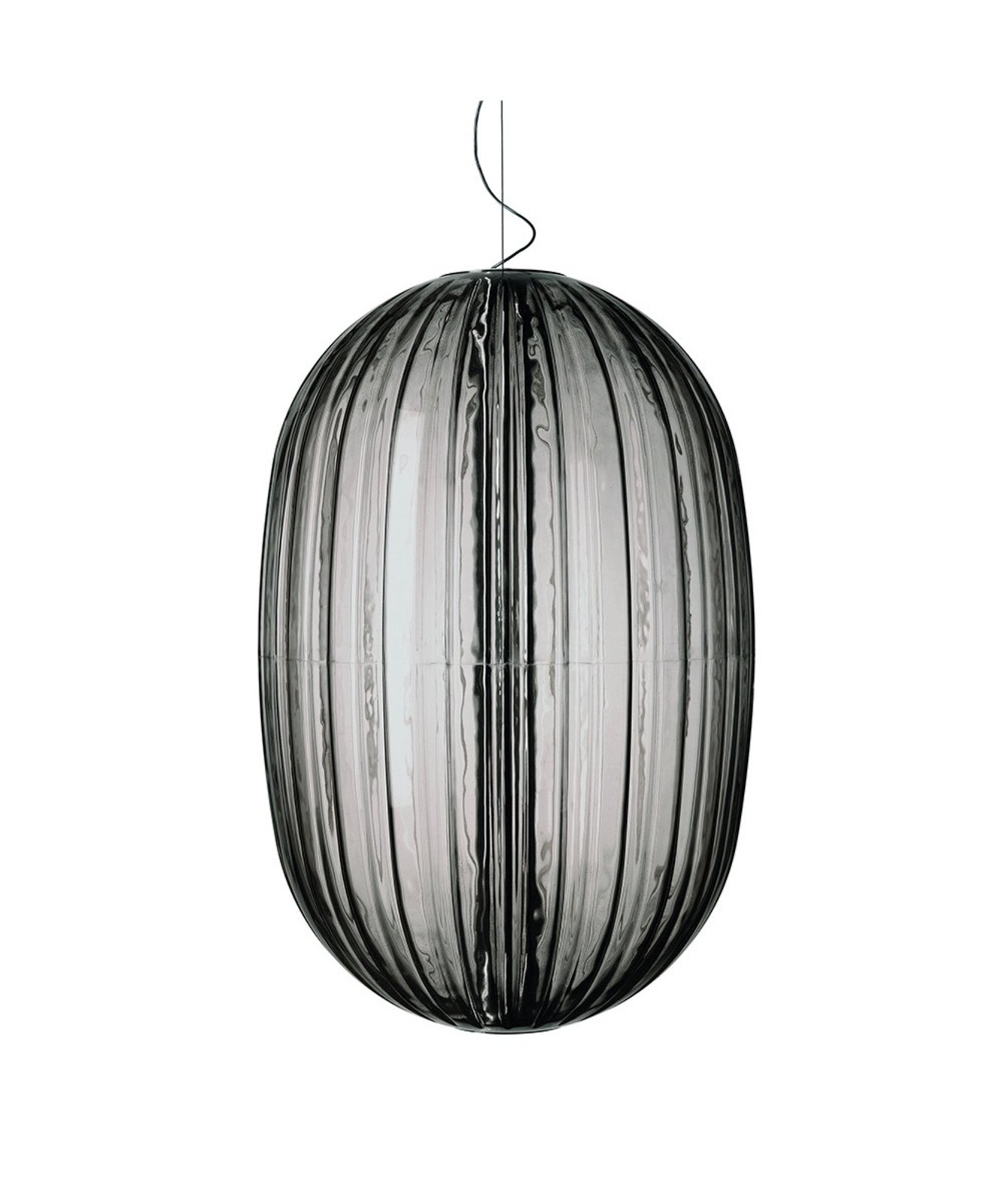 Plass Medium Lustră Pendul Grey 3,2m - Foscarini