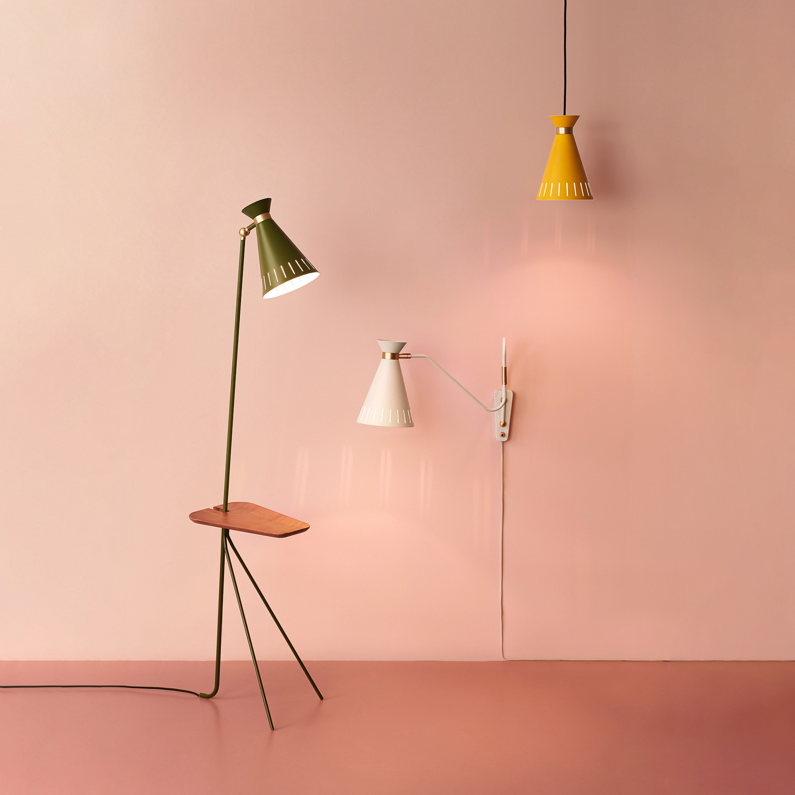 Cone fali világítás, meleg fehér - Warm Nordic