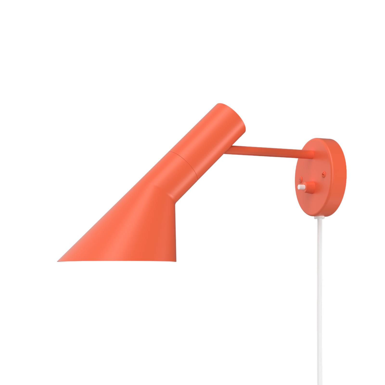 Louis Poulsen AJ Designer Wandleuchte - Wohn- / Esszimmer - Wandlampe - gelb / orange - Sonstige Metalle