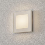 BEGA Accenta LED-Wandeinbaulampe eckig, Außenring