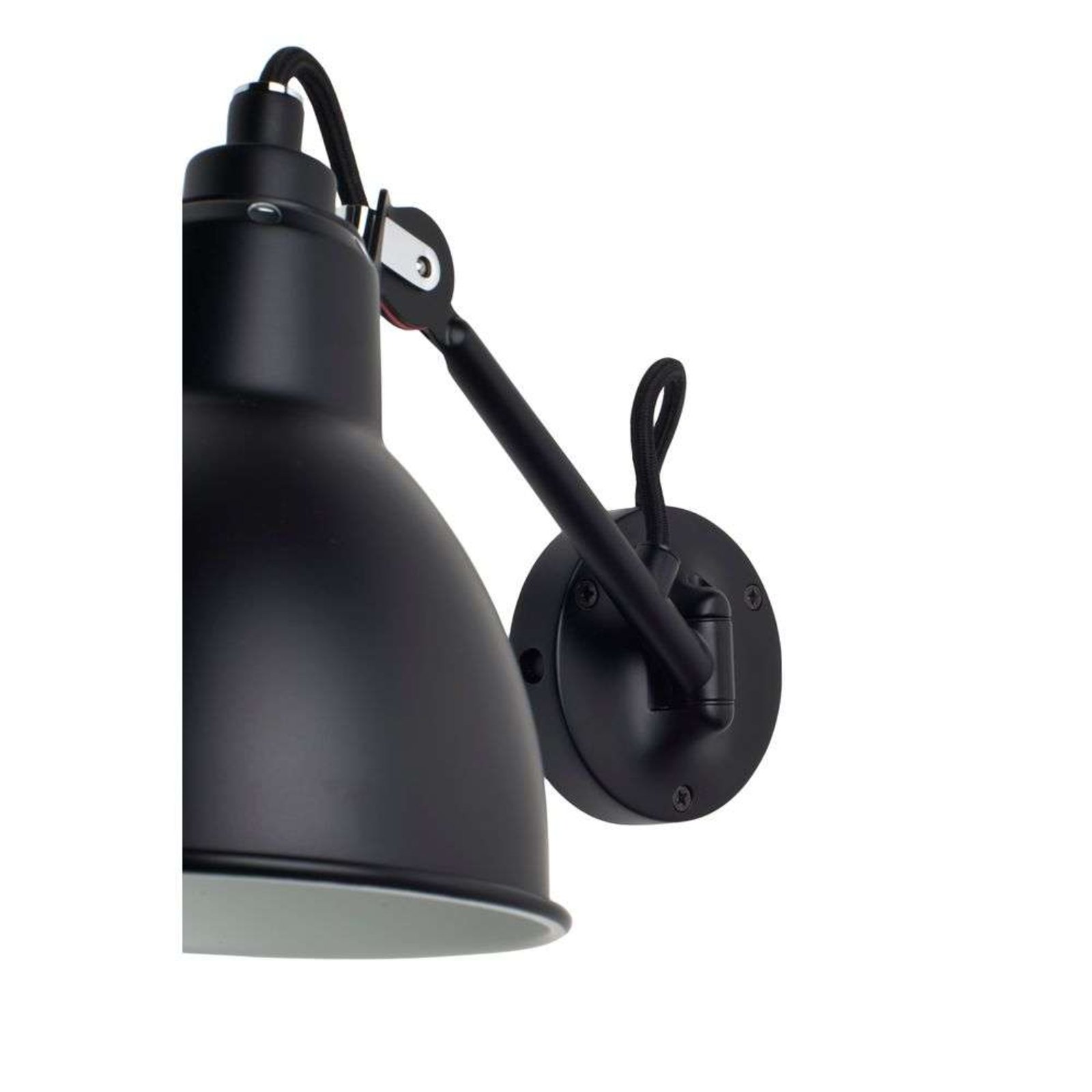 104 Wall Lamp Black/Yellow - Lampe Gras