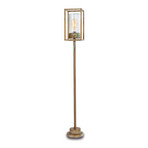 Cubic³ 3371 path light antique brass/clear