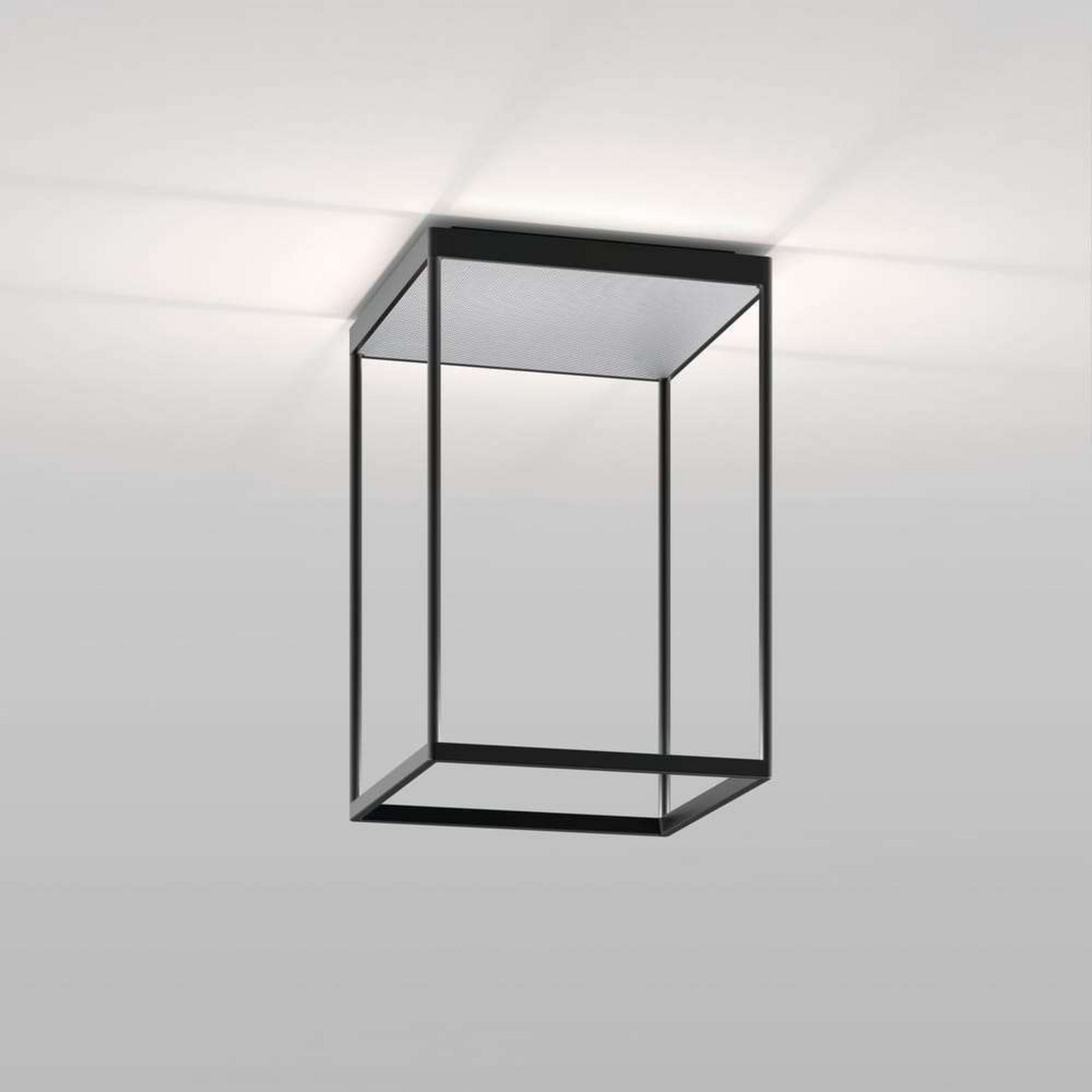 Reflex 2 LED Plafonieră M 450 Black/Pyramid Silver - Serien Lighting