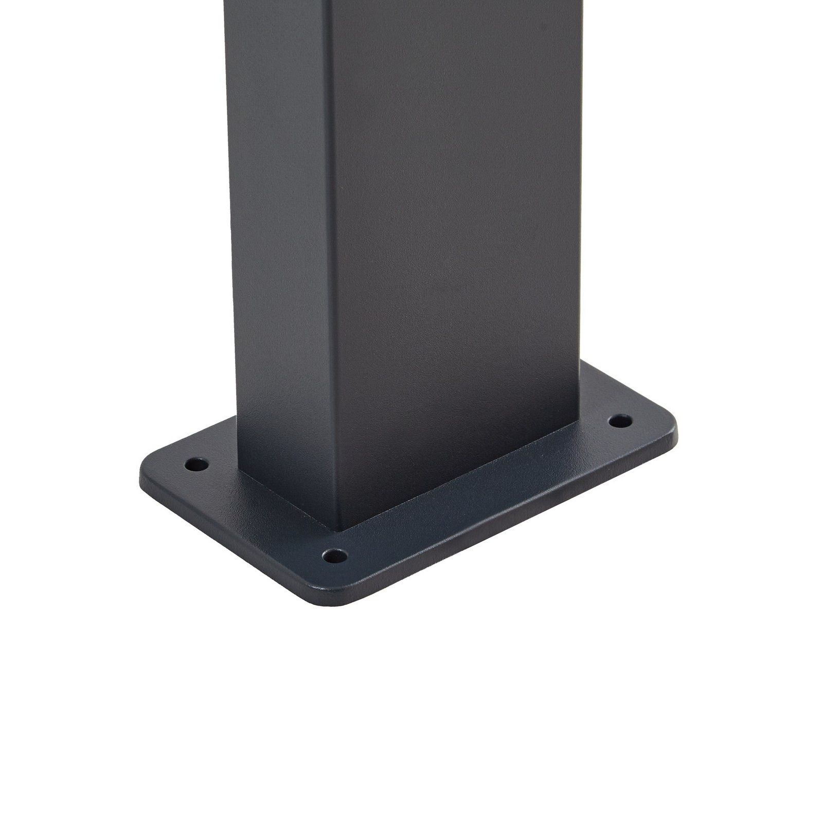 Lindby Chodníkové svetlo Kaliro, antracitová, 60 cm, E27, IP54