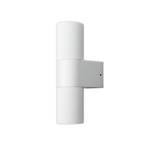 Temi outdoor wall lamp, white, width 11 cm, aluminium, up/down