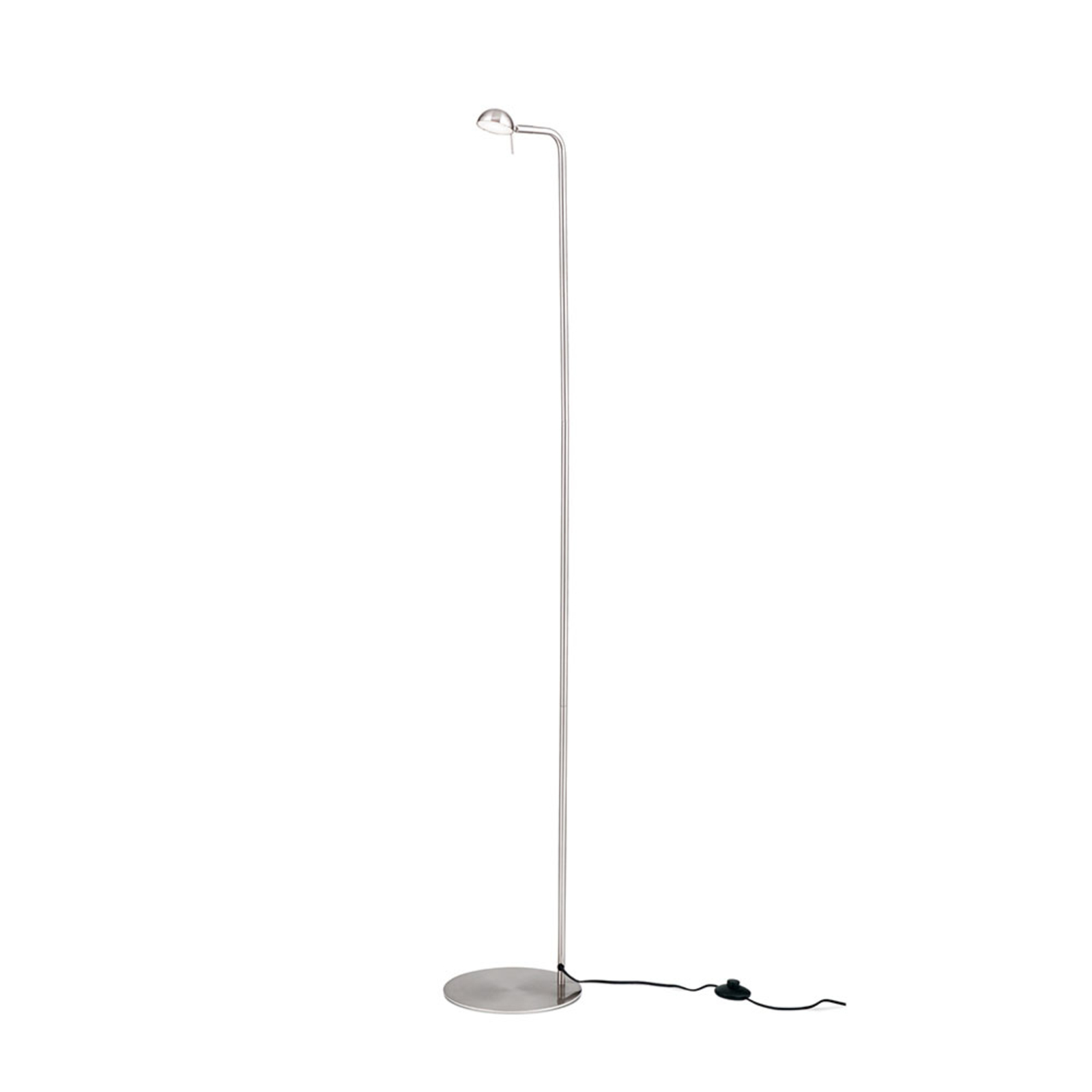 Student LED floor lamp with a pivotable head Lights.co.uk