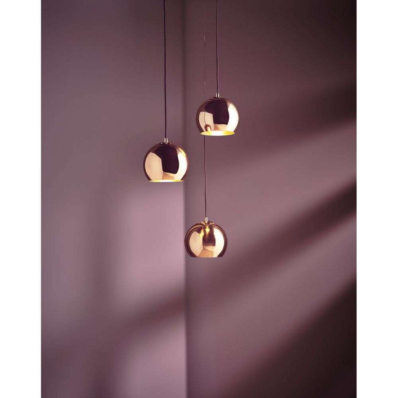 Ball Lampada a Sospensione Ø18 Solid Glossy Copper - Frandsen