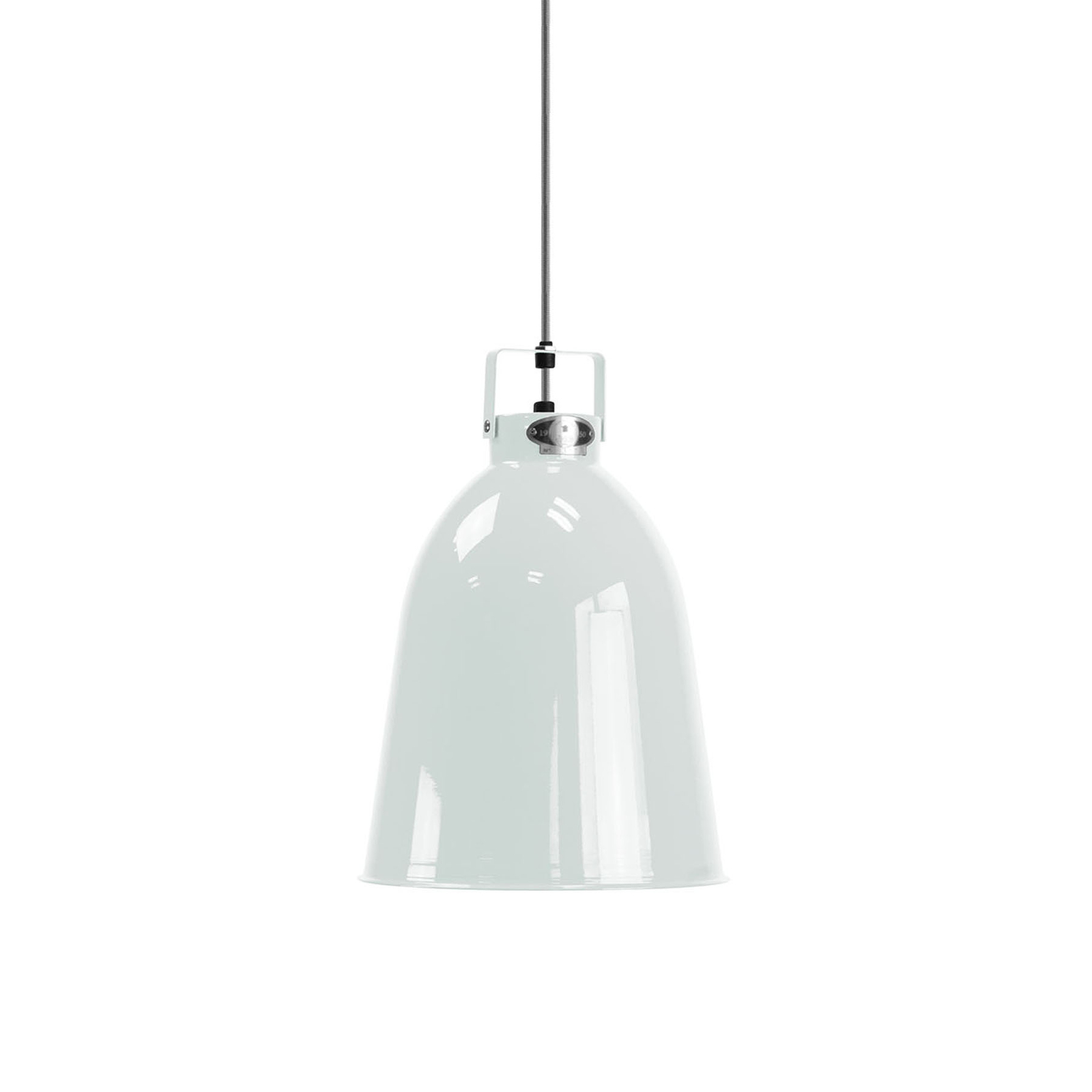 JIELDÉ Jieldé Clément C240 hanging lamp white Ø 24 cm, for Living / Dining Room, aluminium, E27, 75 W, energy efficiency: A++, H: 34.5 cm