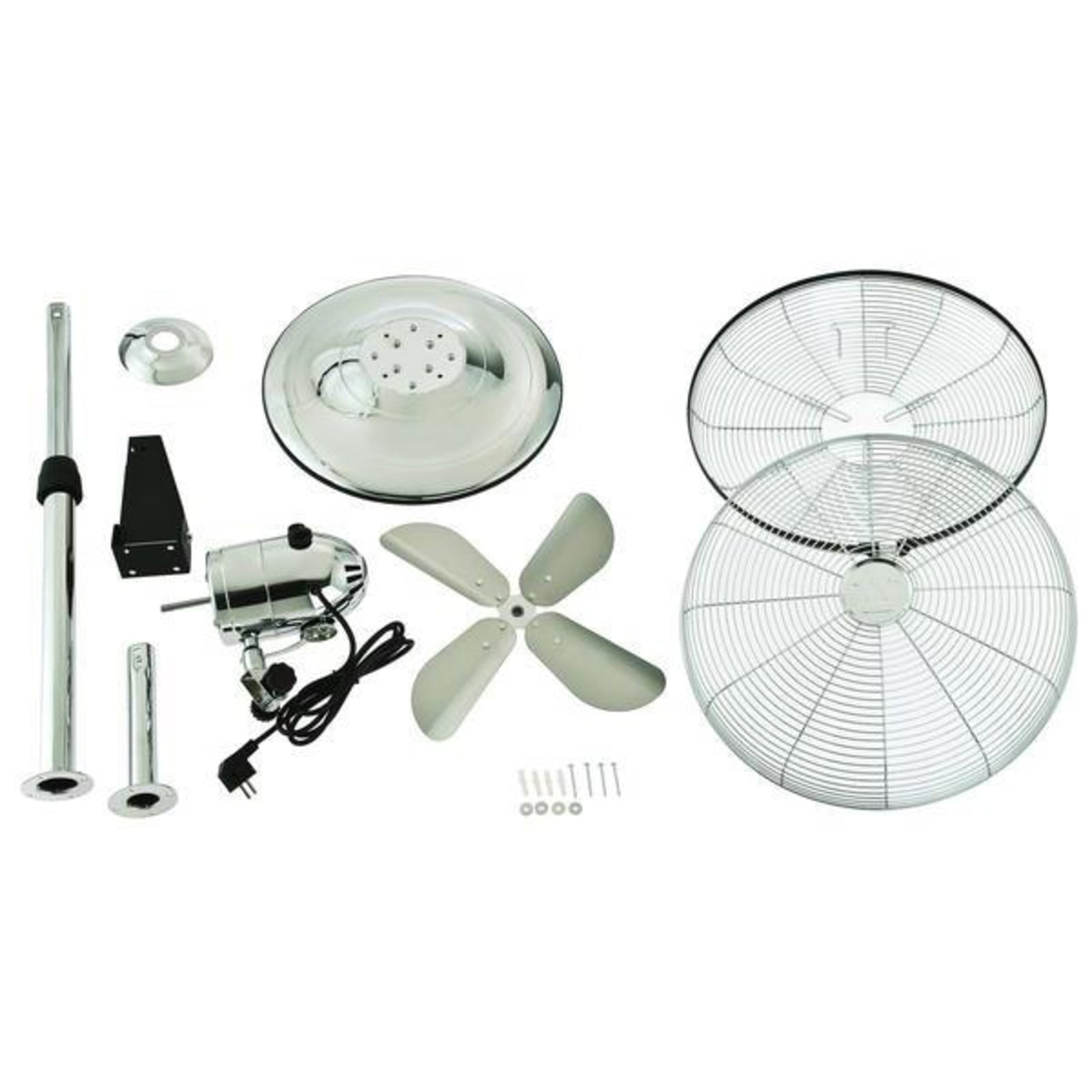 3 in 1 Silver Stream Standventilator, chrom - Westinghouse
