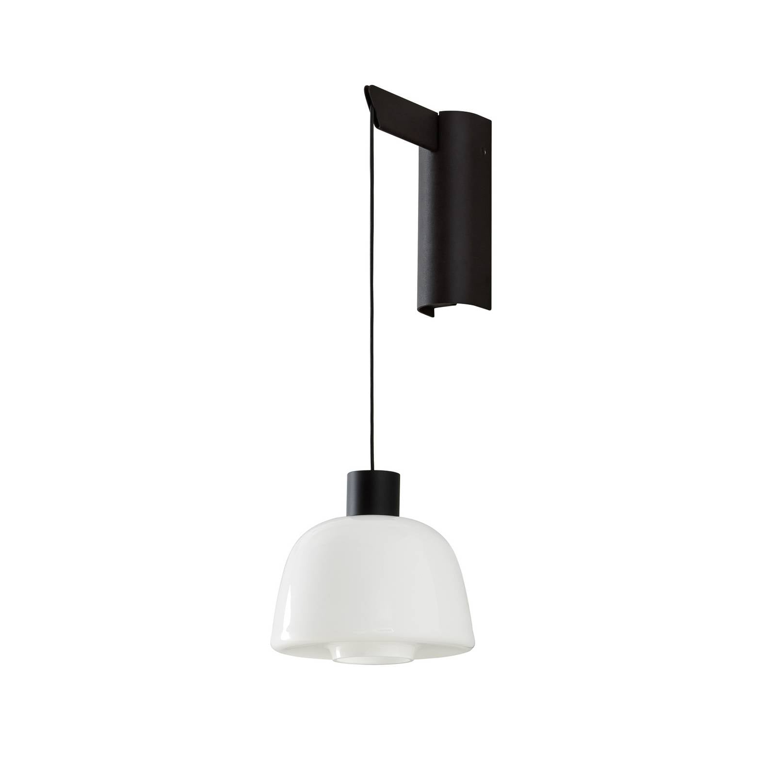 Bover LED-Wandleuchte Drep A/01, opalweiß, Glas, 2.700 K
