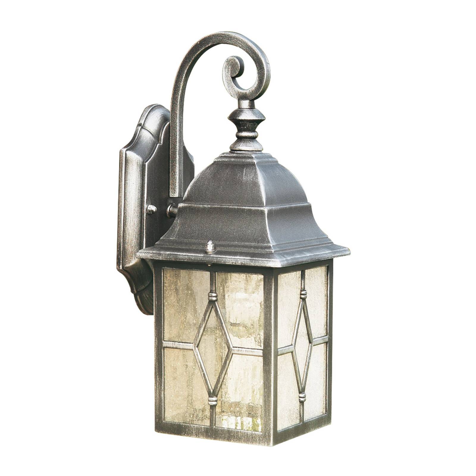 Außenwandlampe Genoa mit Bleiglas, IP23