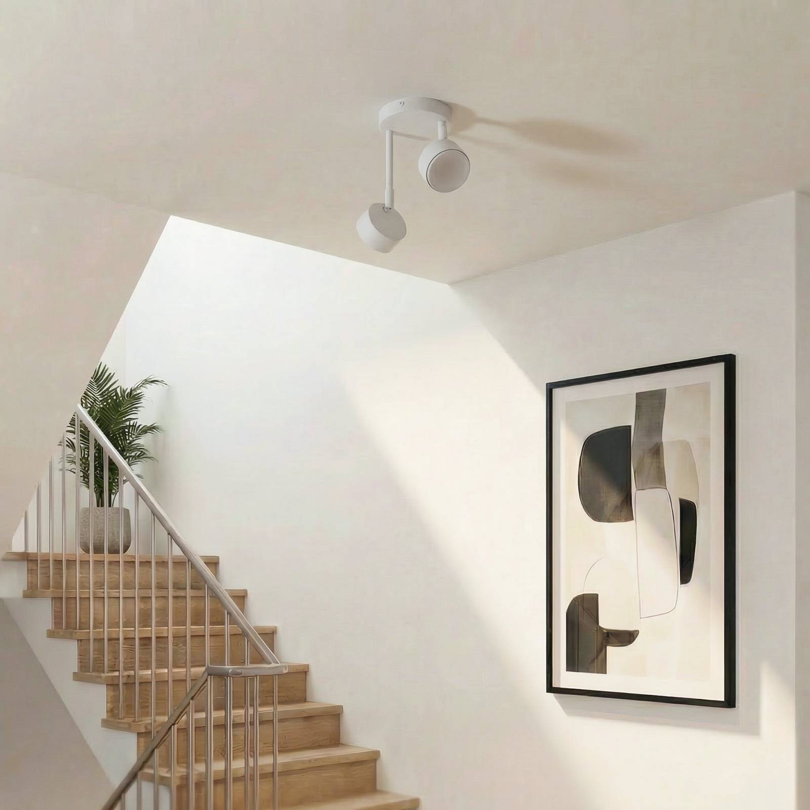  Sigma Sigma Nemo Ceiling Spotlight, 2-bulb, White, Movable, Gx53 