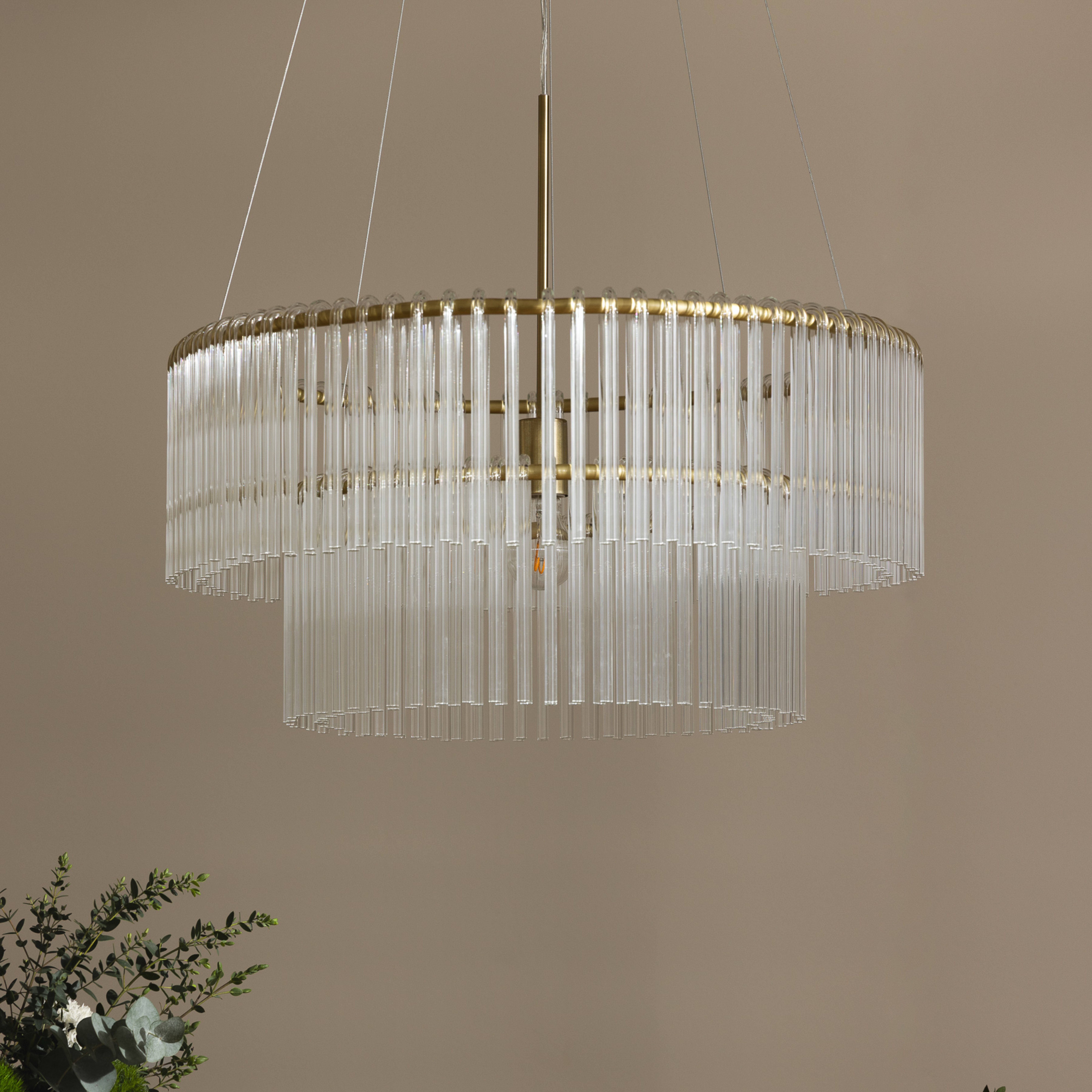 Hook 60 Lampă suspendată Sticlă transparentă - Globen Lighting