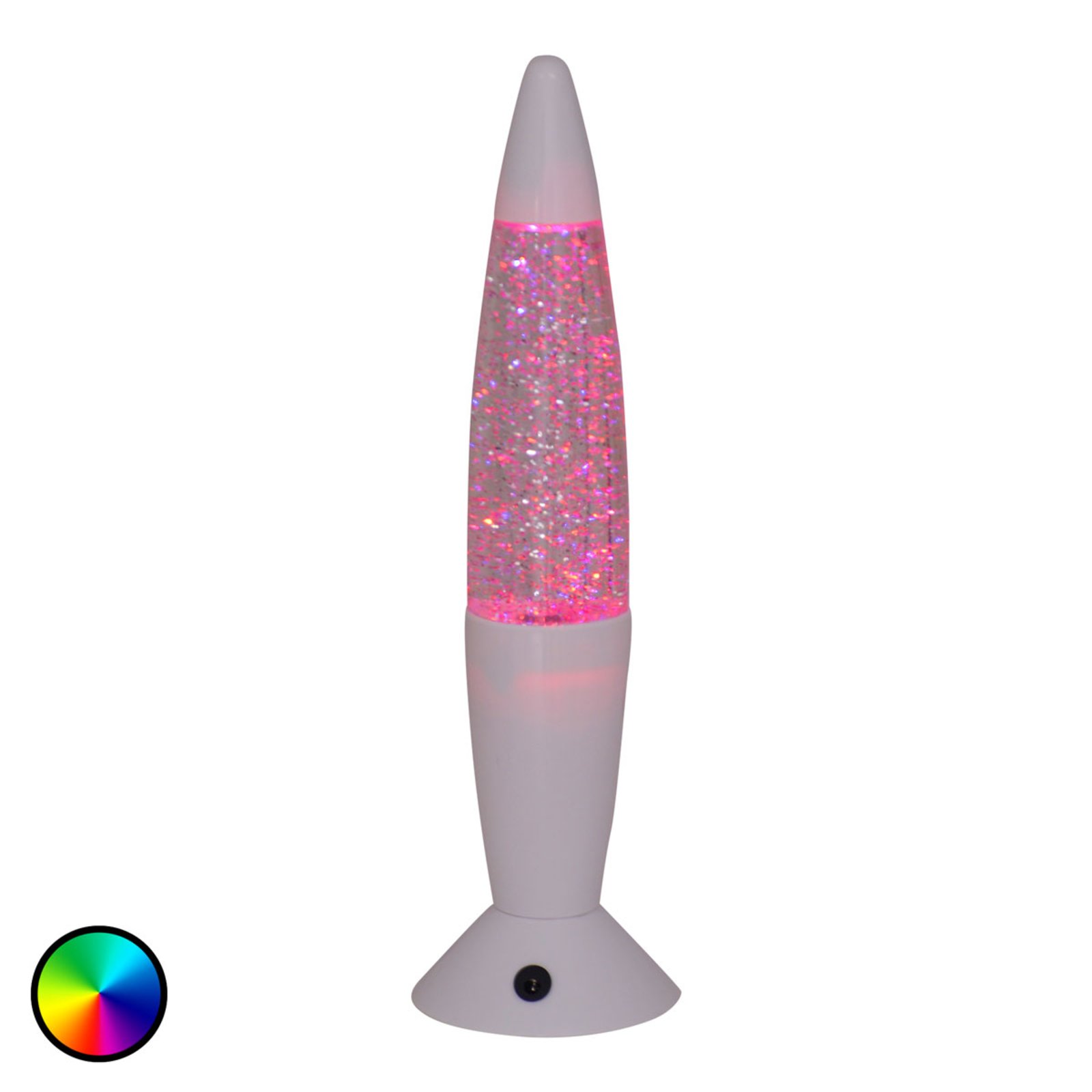 LED-lavalampa Glitter