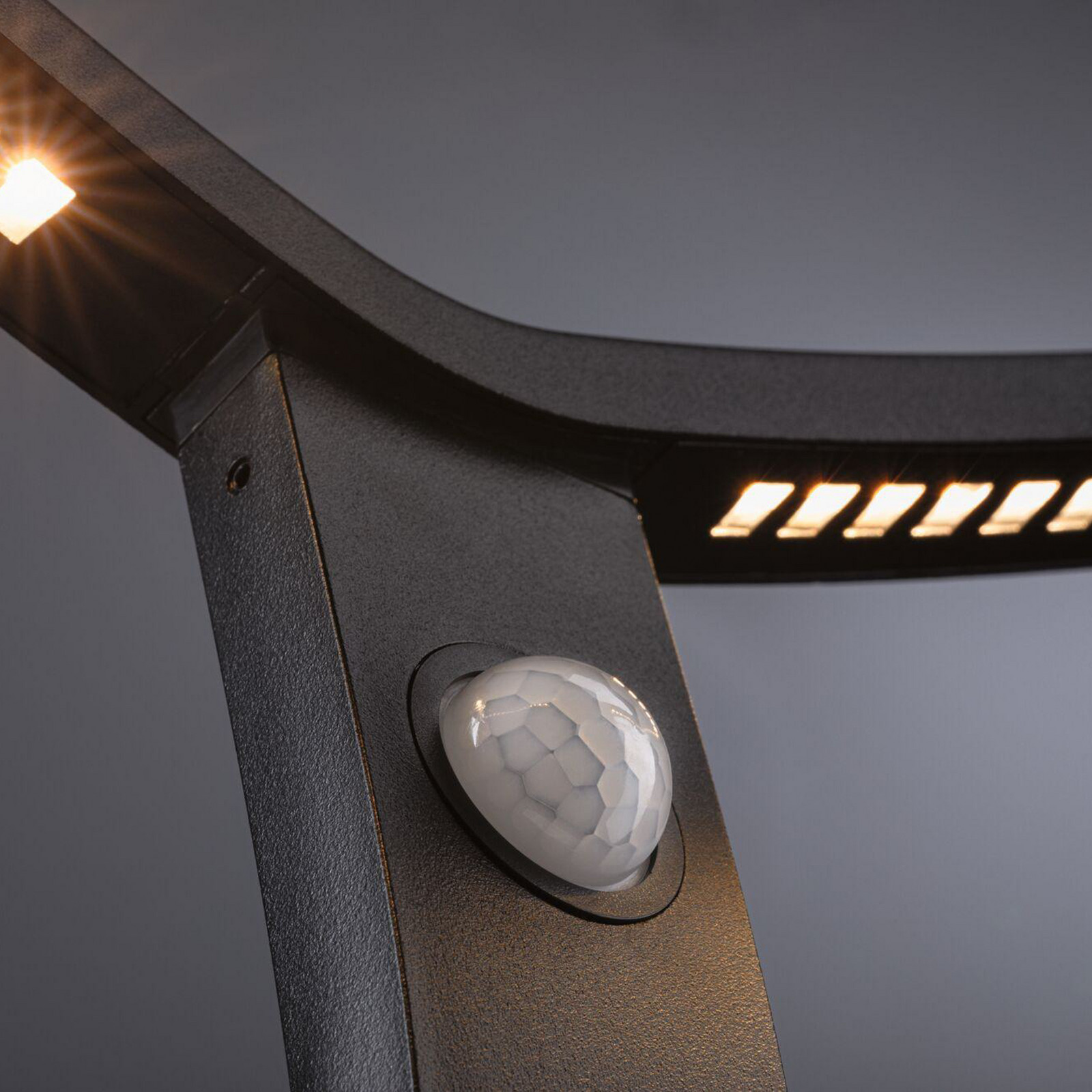 Paulmann Bornă luminoasă inteligentă Alara CCT antracit IP44 - modern - Metal