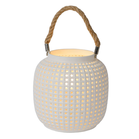 Lampe à poser Safiya en porcelaine